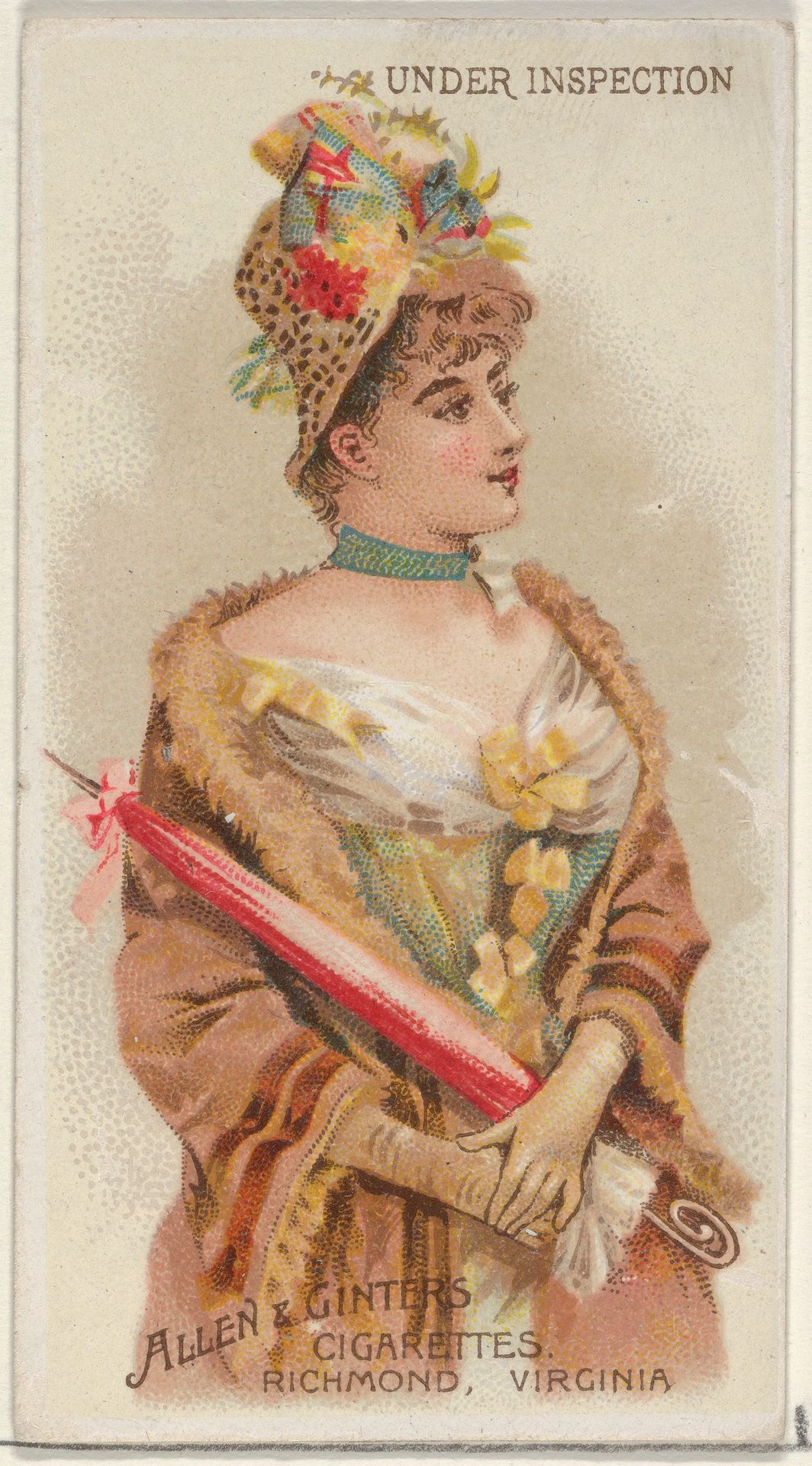 Under Inspection, from the Parasol Drills series (N18) for Allen & Ginter Cigarettes Brands by Allen & Ginter
