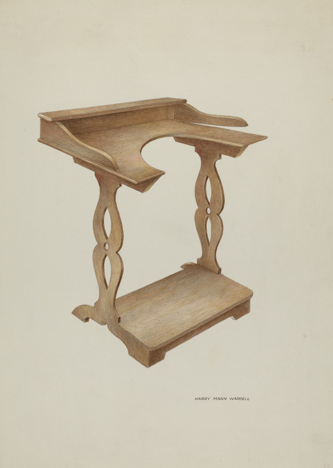 Prayer Bench by Harry Mann Waddell