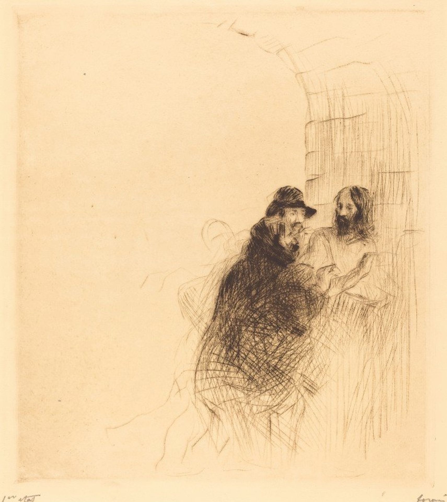 The Meeting under the Arch by Jean-Louis Forain