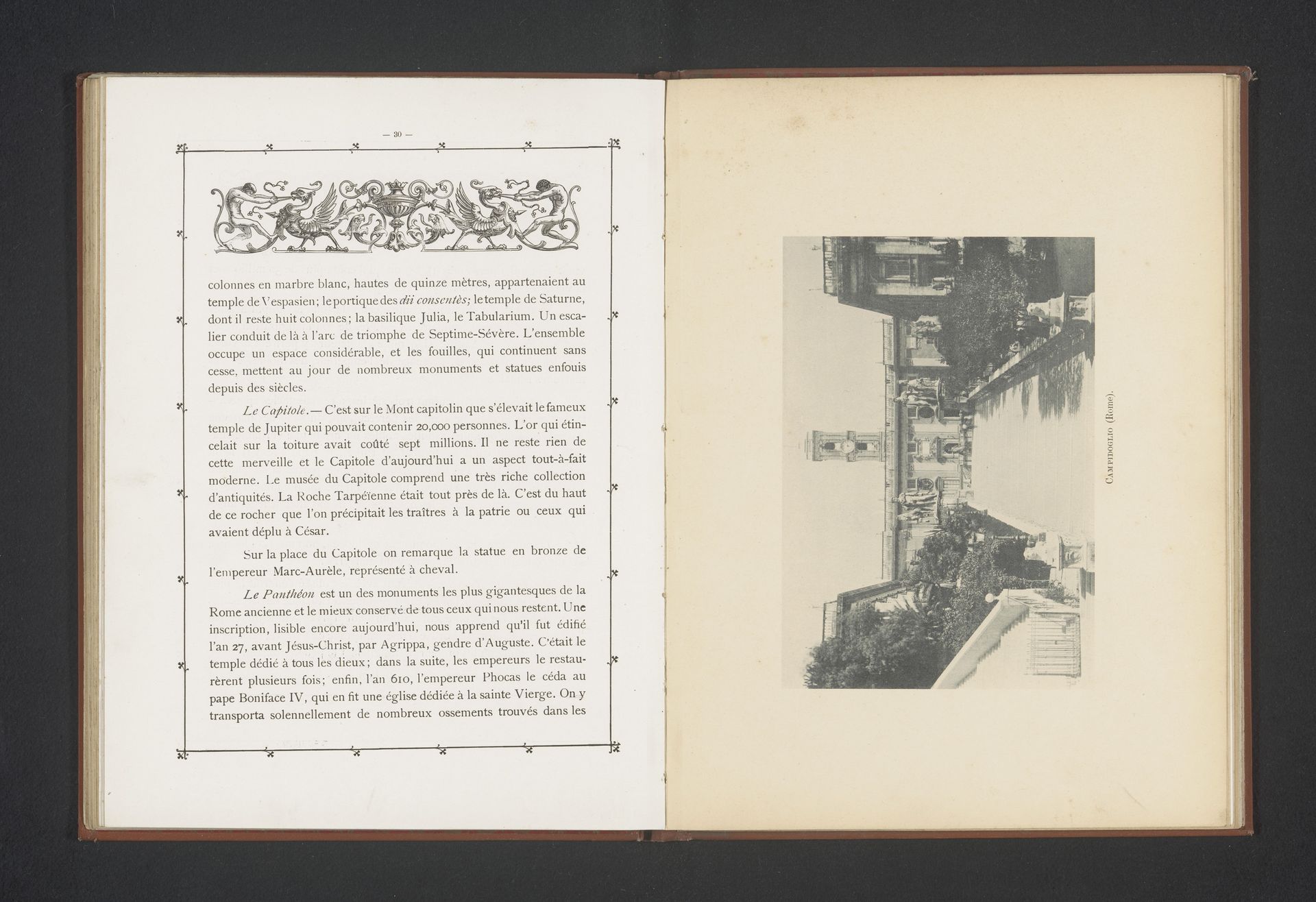 Gezicht op het Capitool en het Palazzo Senatorio in Rome by Anonymous