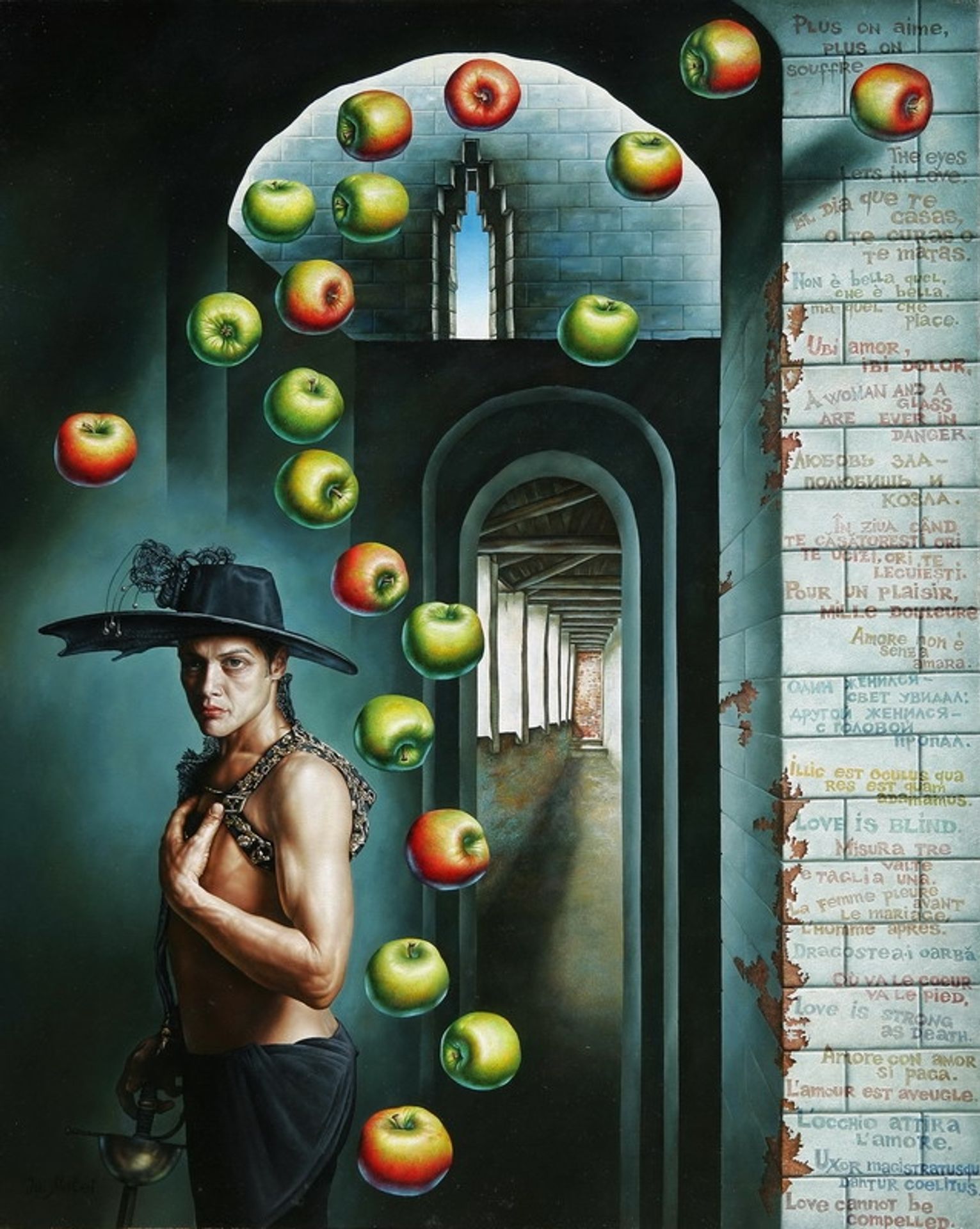 Invitation for Ladies to an Erotic Dinner in Ruins by Iurie Matei