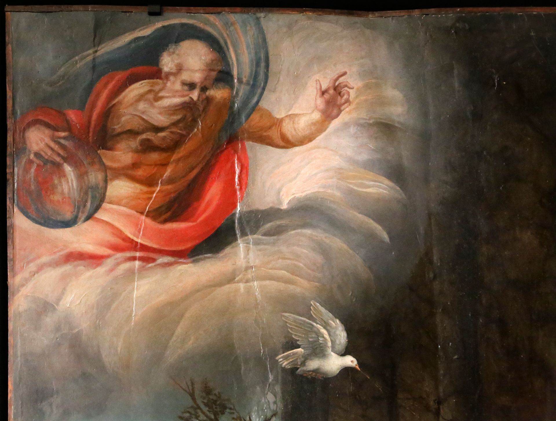 Annunciation (detail) by Francesco de' Rossi (Francesco Salviati), "Cecchino"