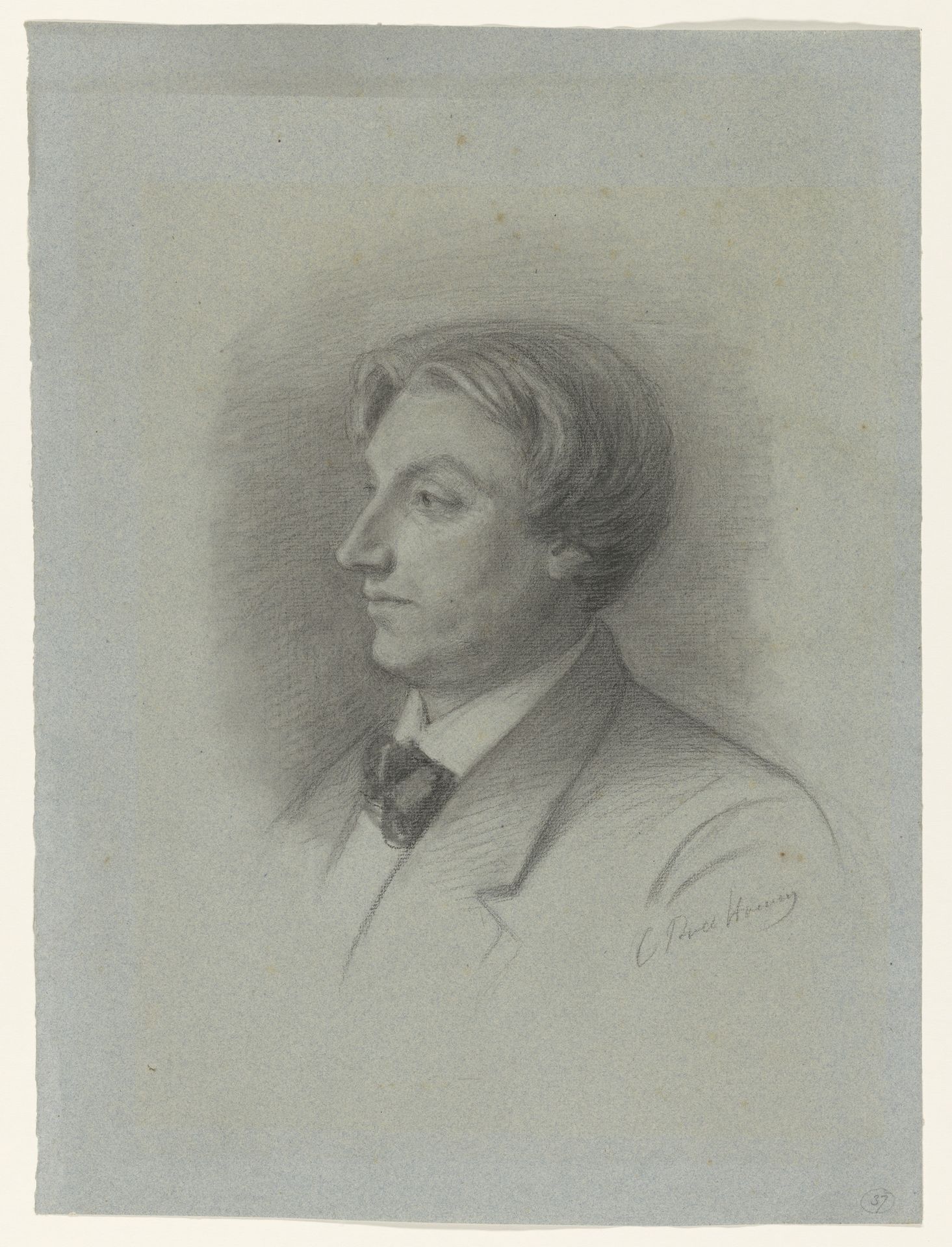 Portret van Carel Vosmaer by Clemence Pruijs van der Hoeven
