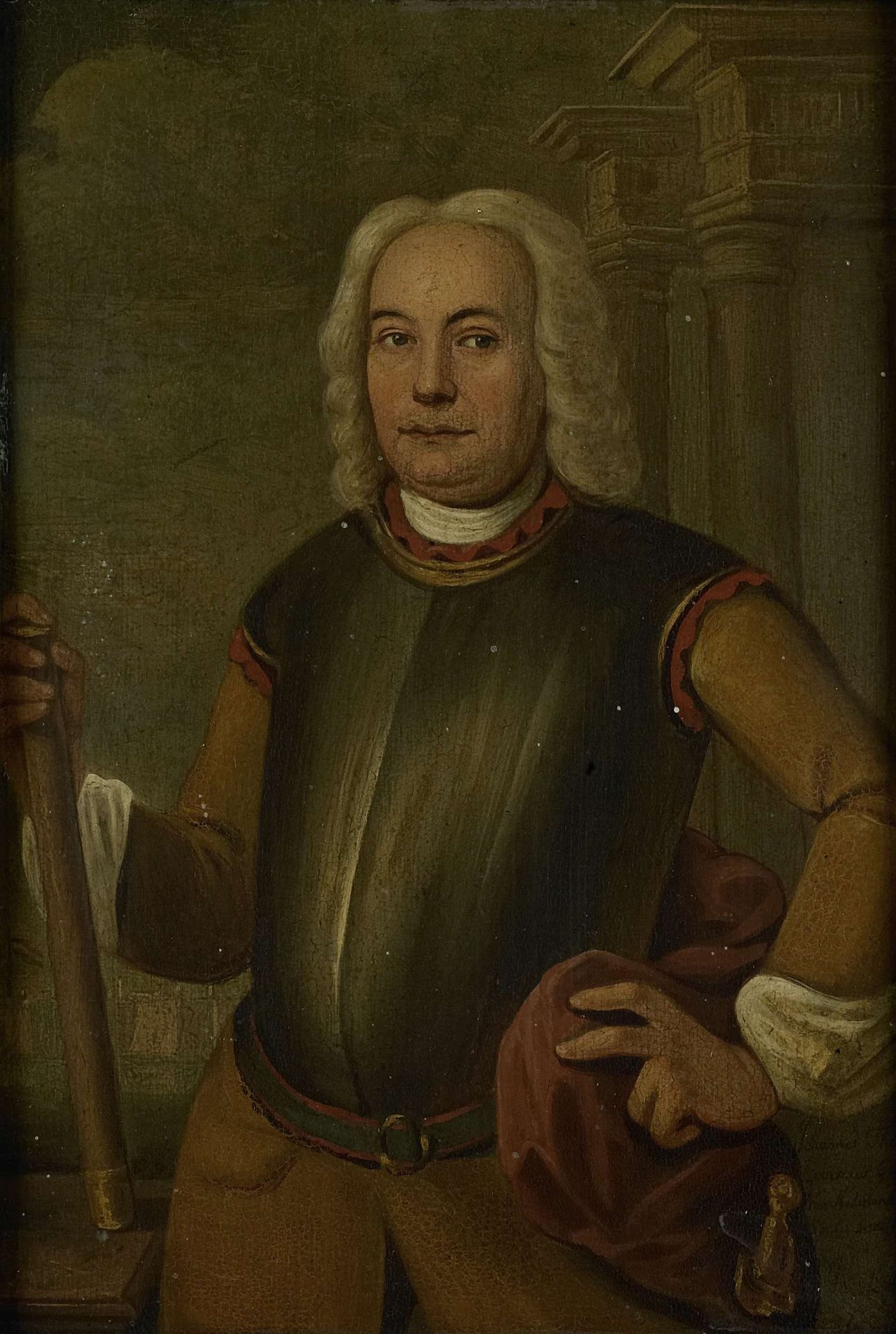 Portrait of Johannes Thedens, Governor-General of the Dutch East India Company by Jacobus Oliphant