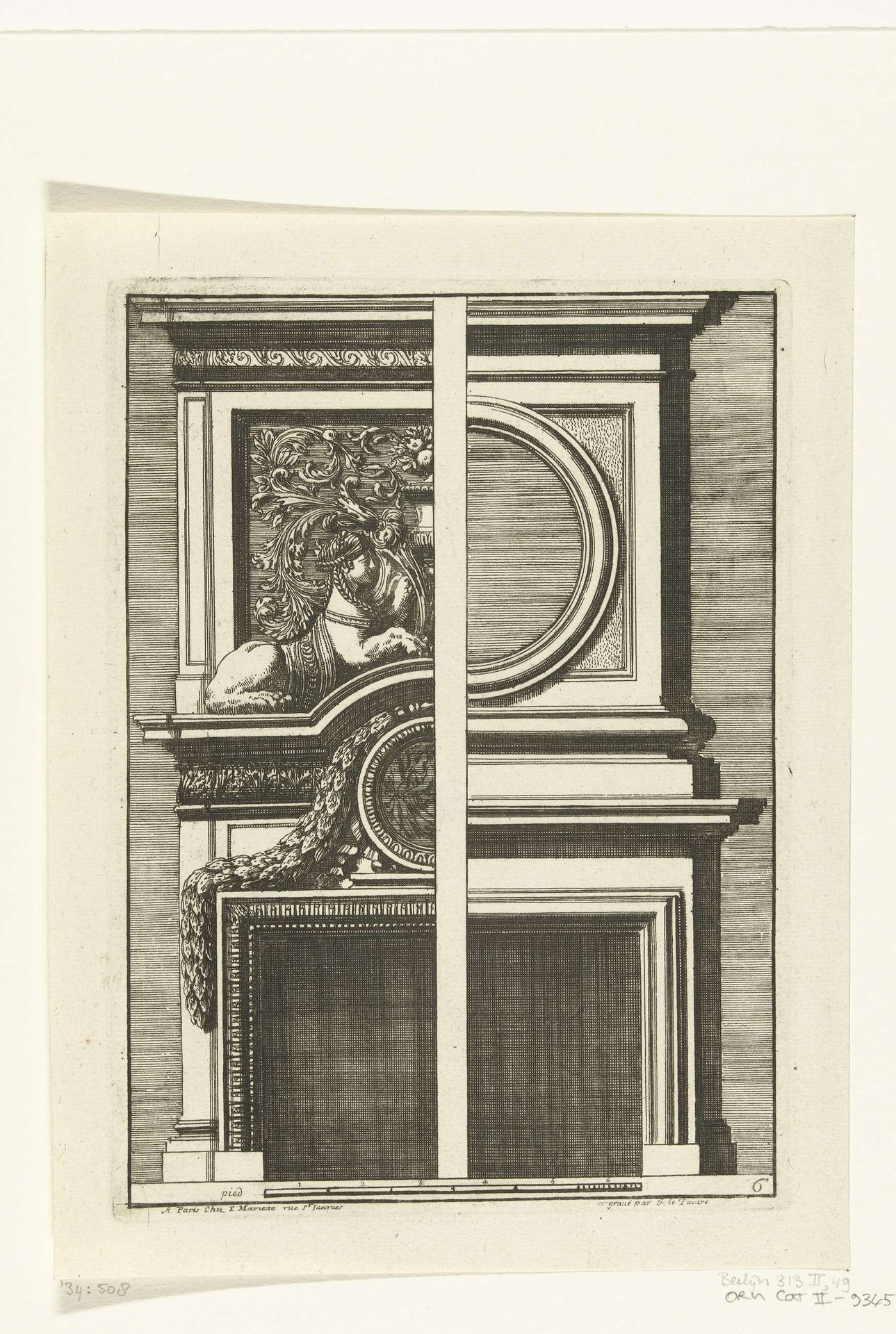 Onderboezem met variant voor rechterhelft by Jean Lepautre