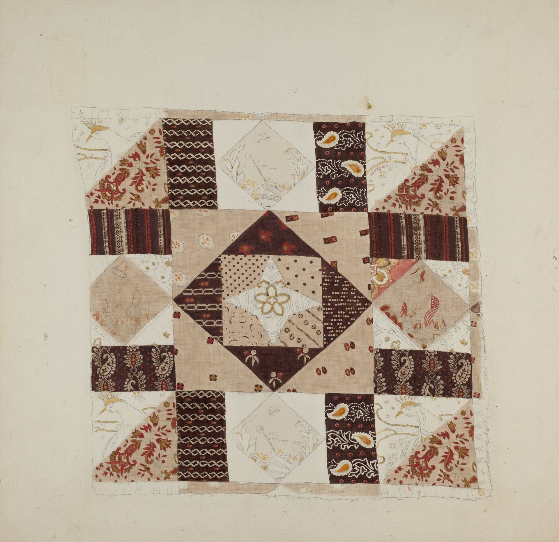 Printed Cotton (Quilt) by John Tubrant