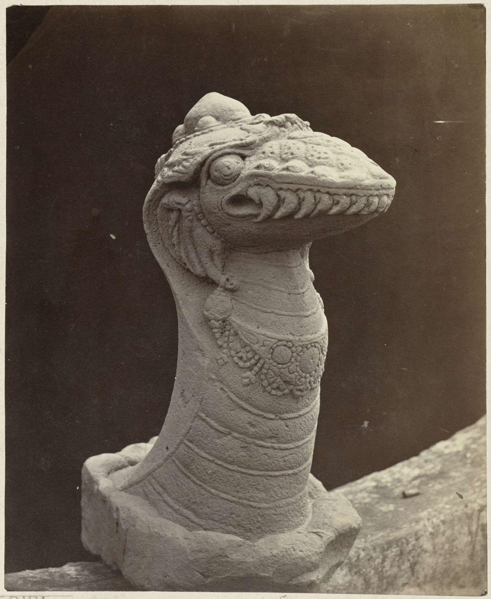 Naga head (residential house) Kediri, Kediri-district, east Java province, 14th-15th century by Isidore Kinsbergen