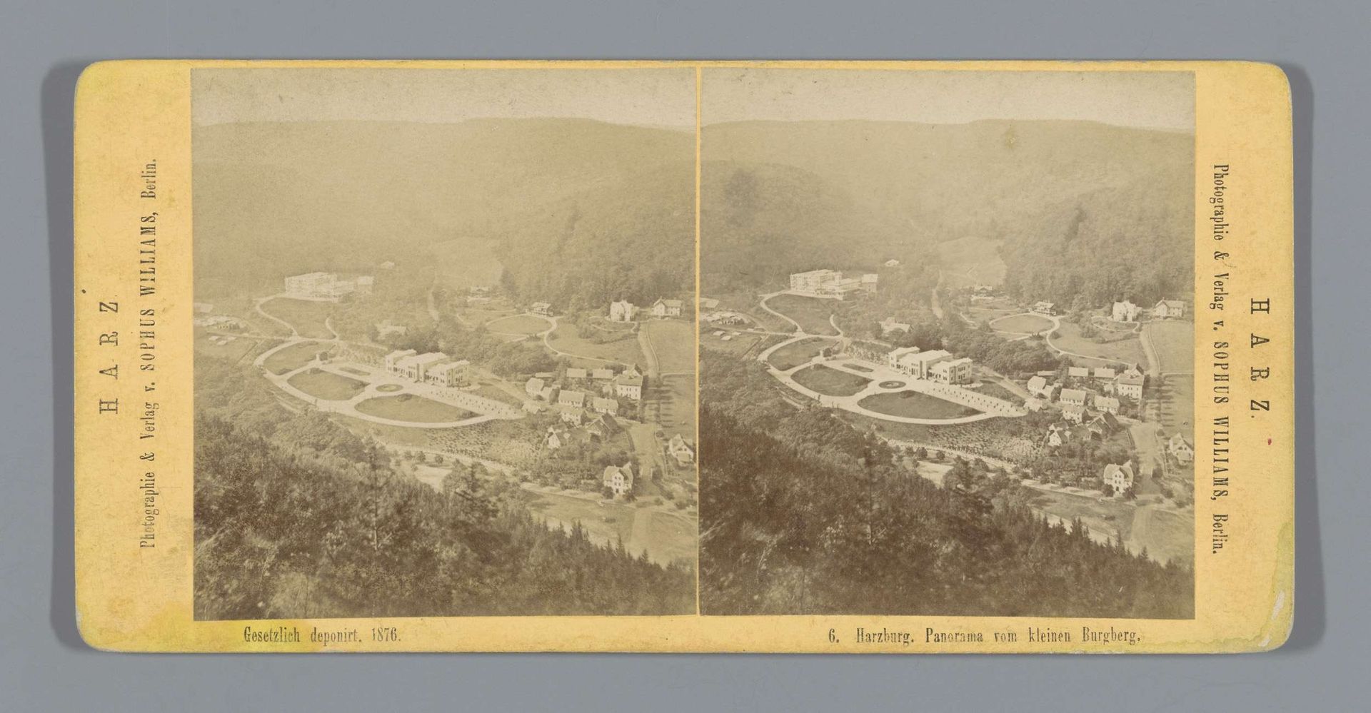 Gezicht op Bad Harzburg by Sophus Williams