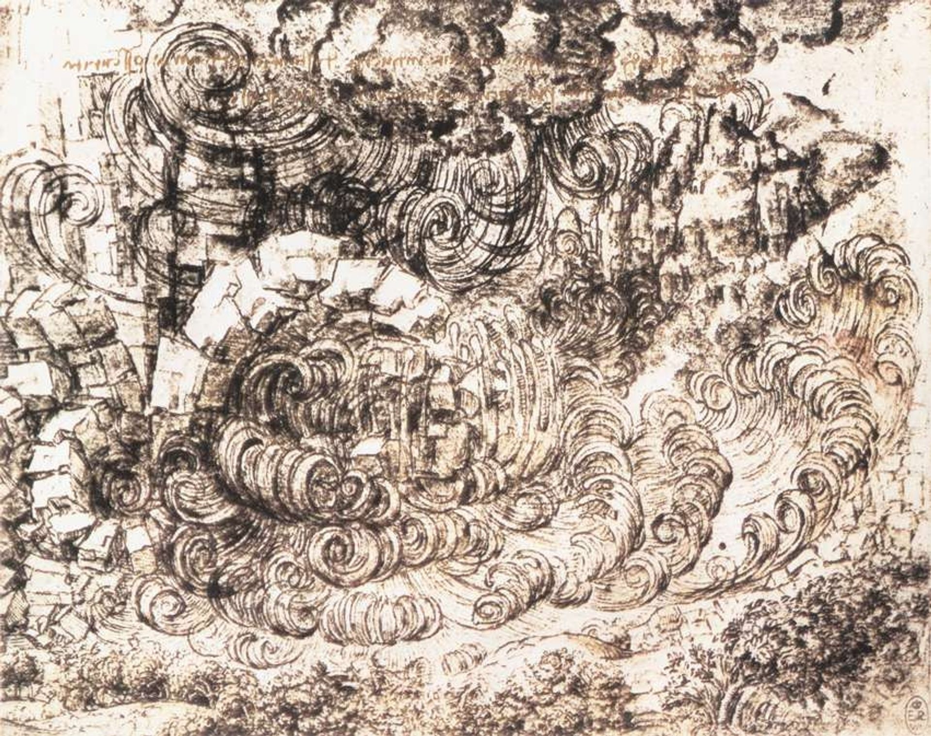 Natural disaster by Leonardo da Vinci