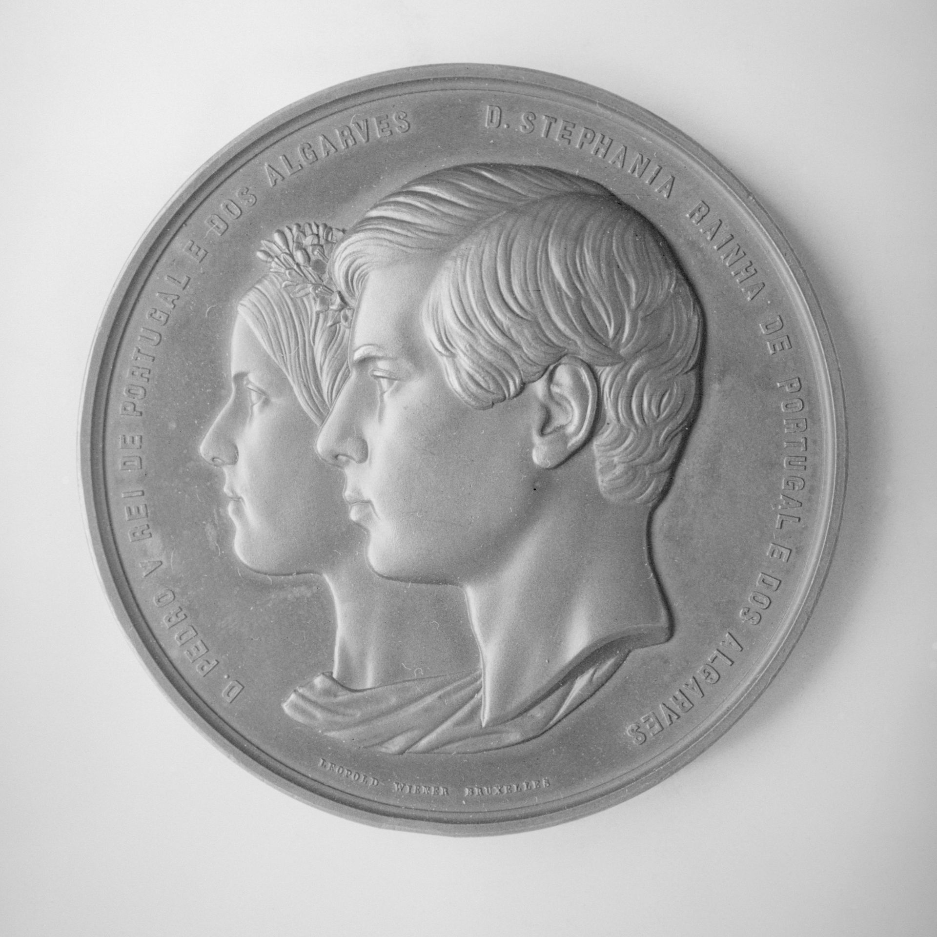 Marriage of Pedro V, King of Portugal (1837–1861) and Stephanie, Queen of Portugal (1837–1859) by Leopold Wiener