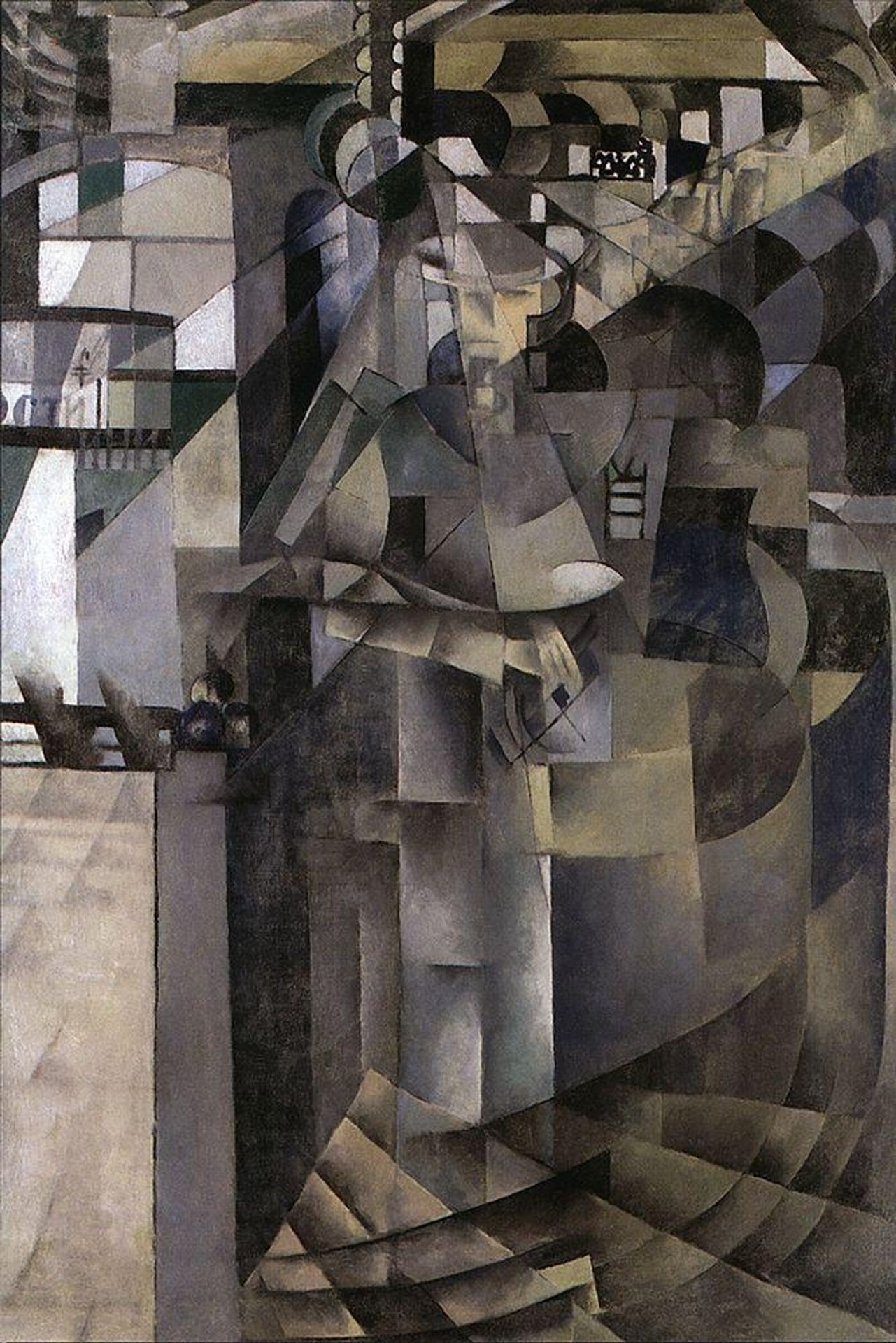 Living in a big hotel by Kazimir Malevich