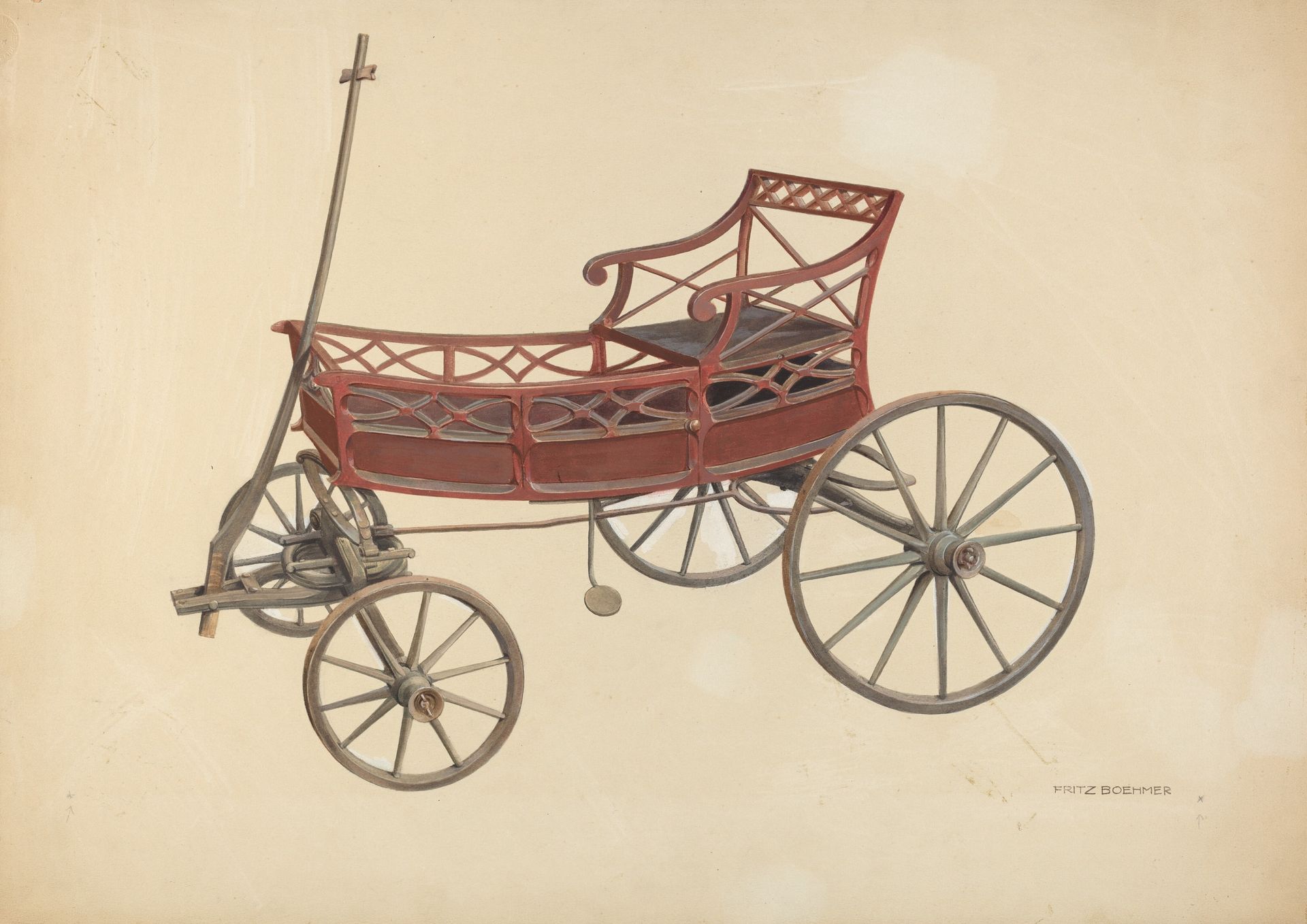 Zoar Invalid Wagon by Fritz Boehmer