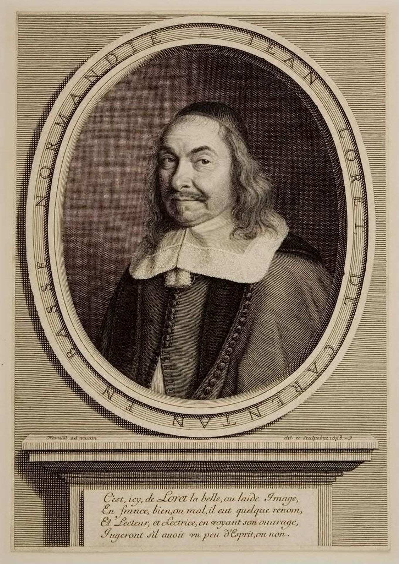 Jean Loret by Robert Nanteuil