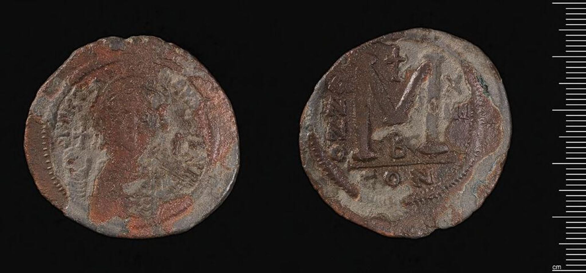 Coin of Justinian I by Justinian I