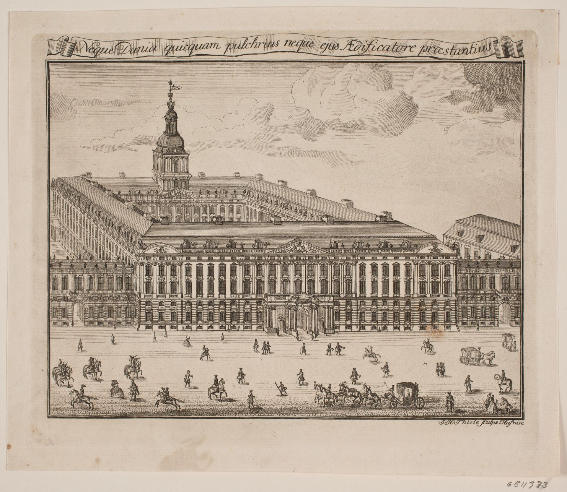 Christiansborg Slot by Johan Herman Thiele