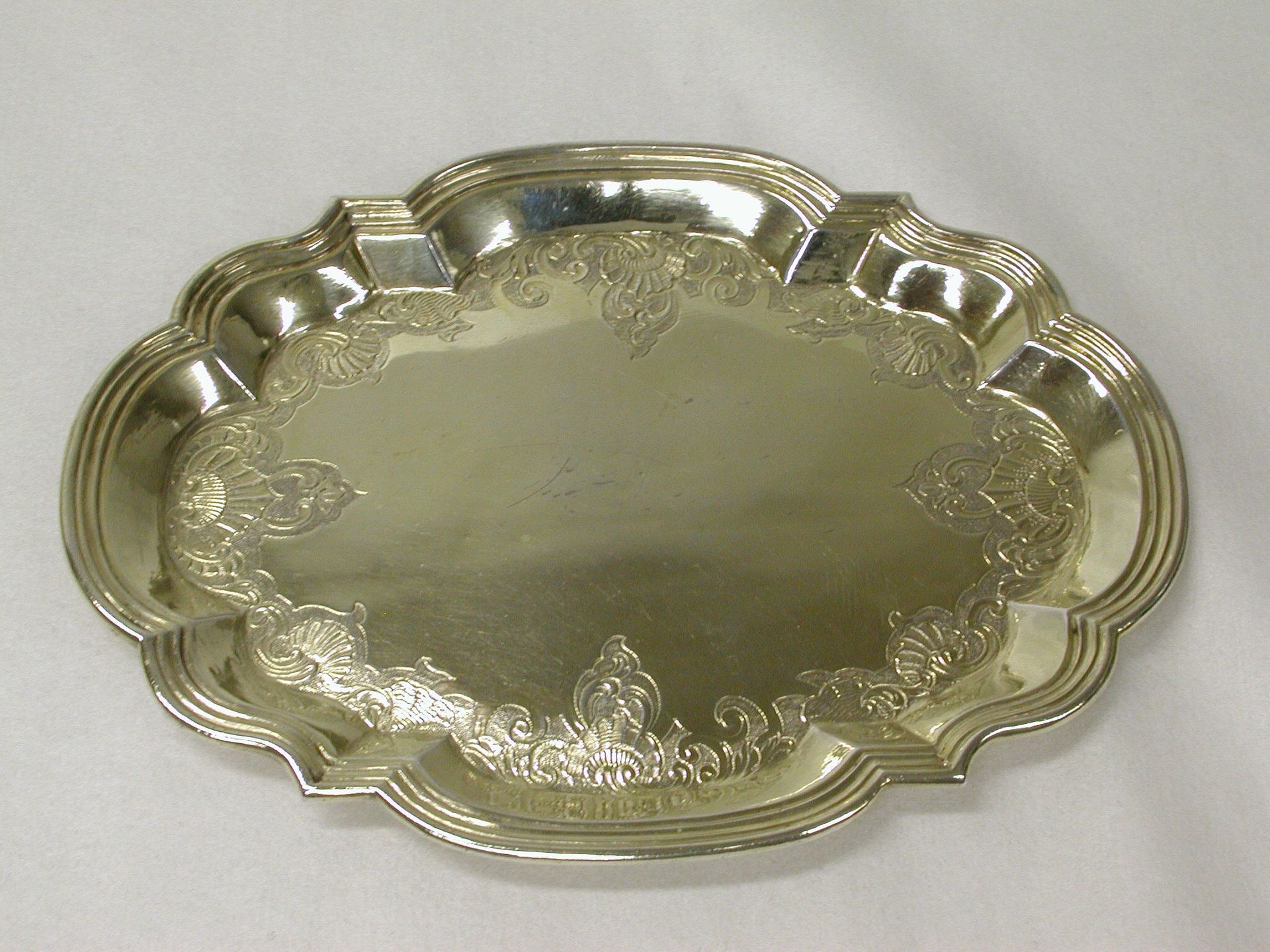 Tray (one of a pair) by Johann Conrad Lotter