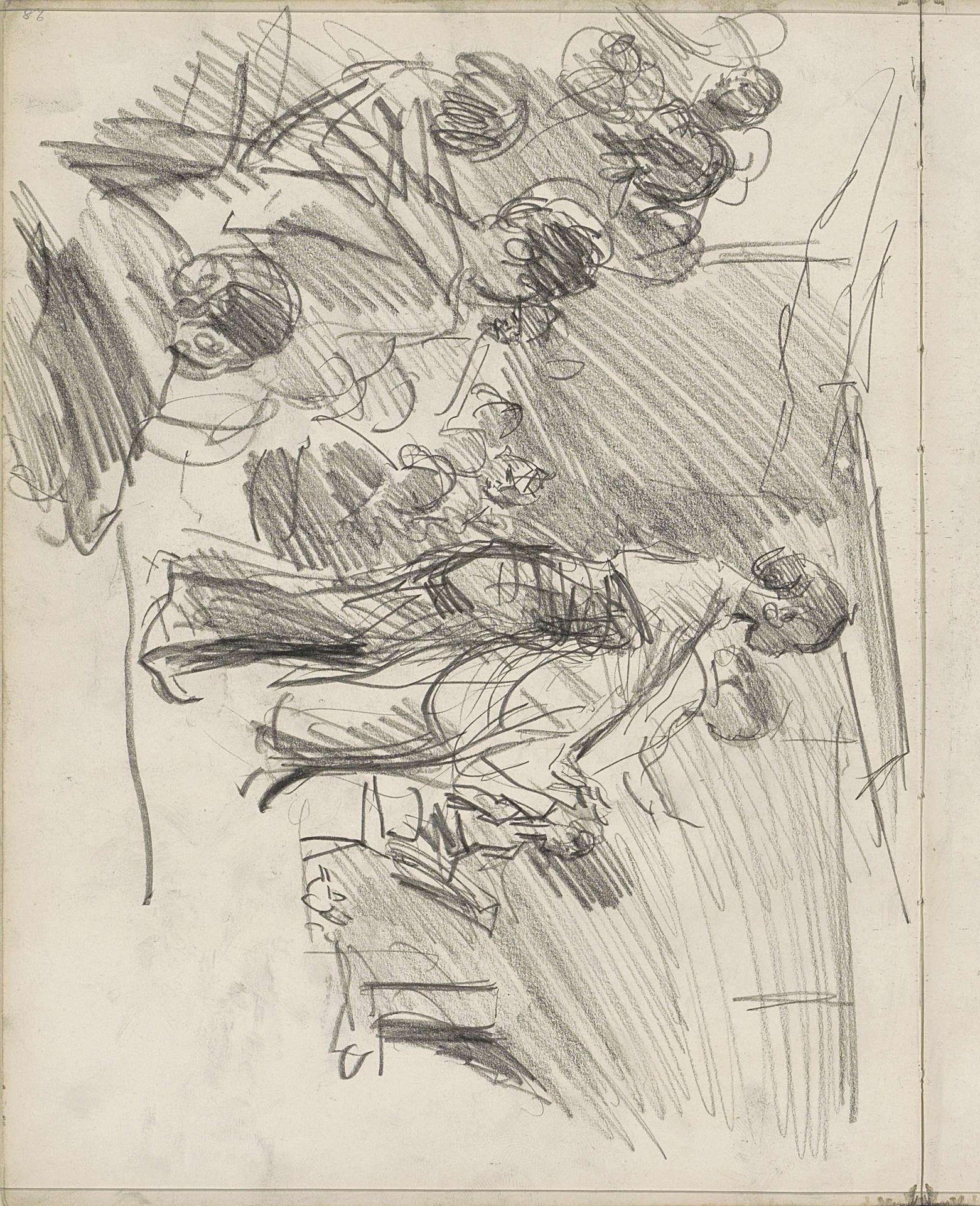 Toeschouwers bij danseressen by Isaac Israels