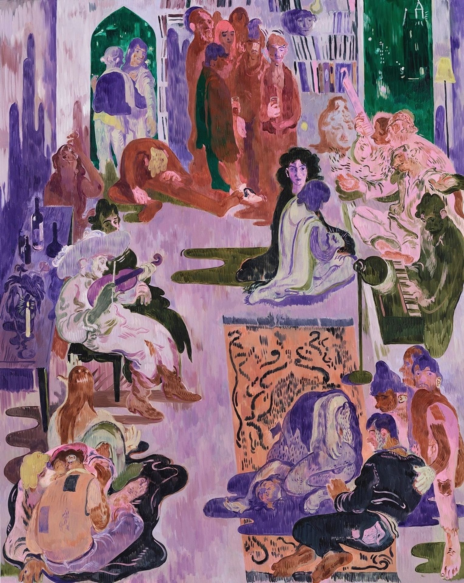 Music Room by Salman Toor