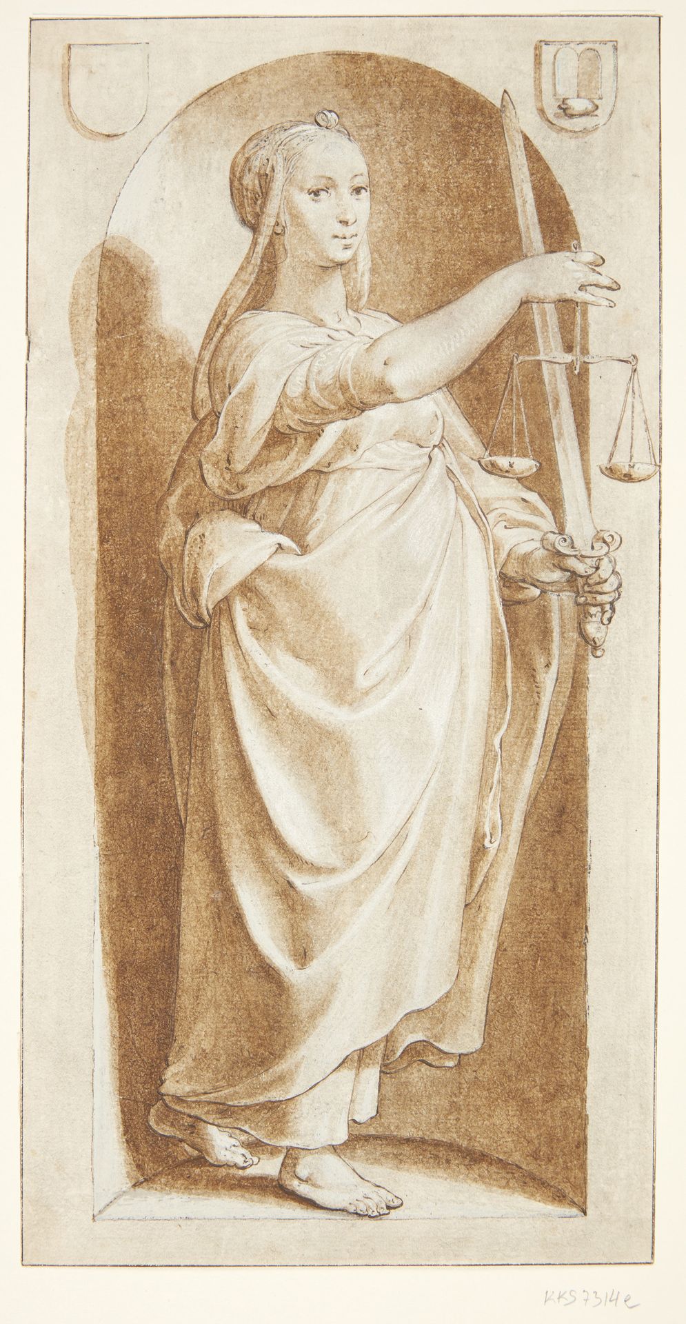 Retfærdighed by Hendrick Goltzius