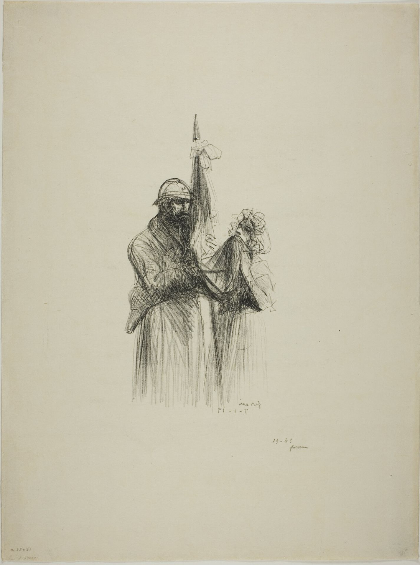 Kissing the Flag by Jean-Louis Forain