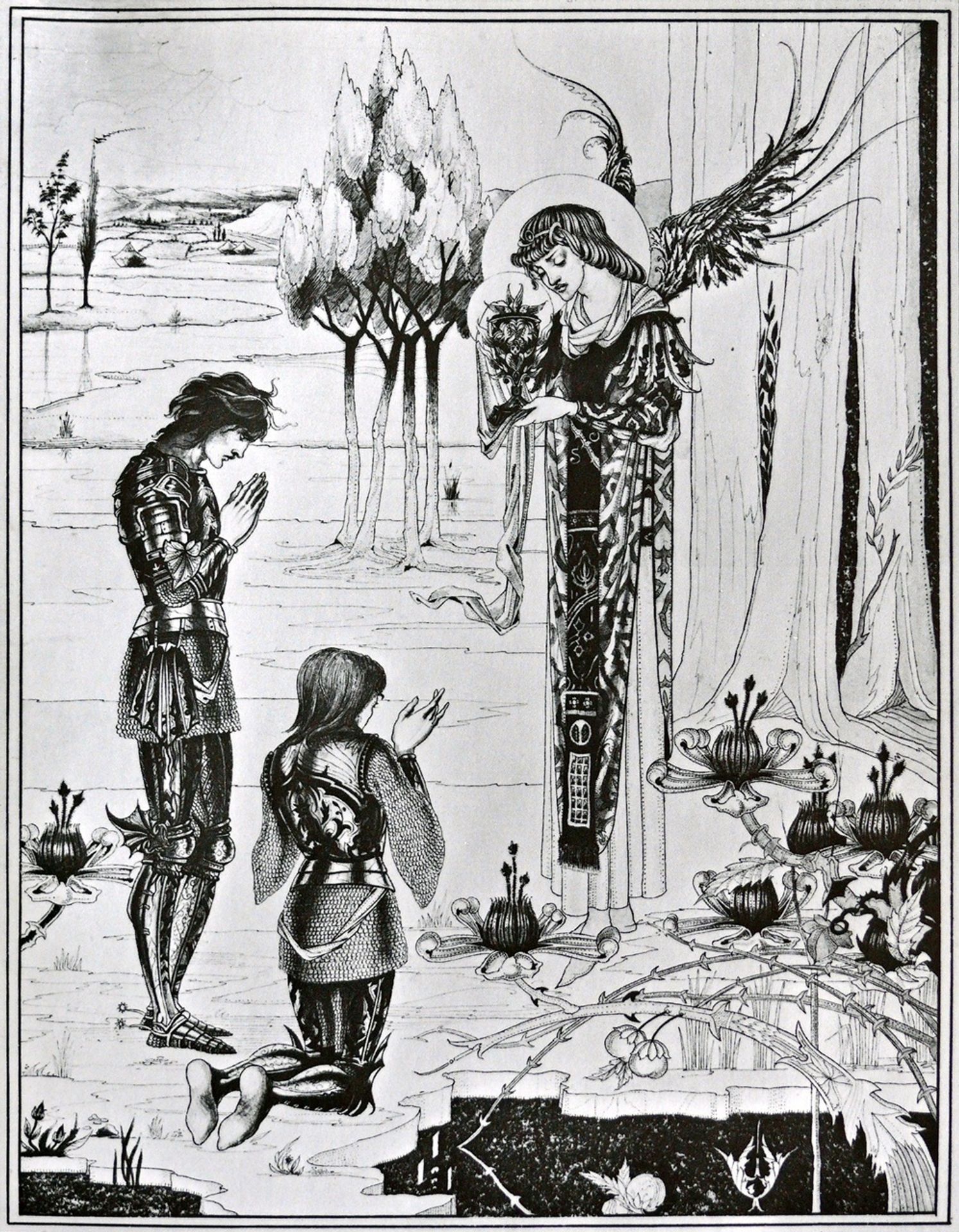 The achieving of the Sangreal by Aubrey Vincent Beardsley