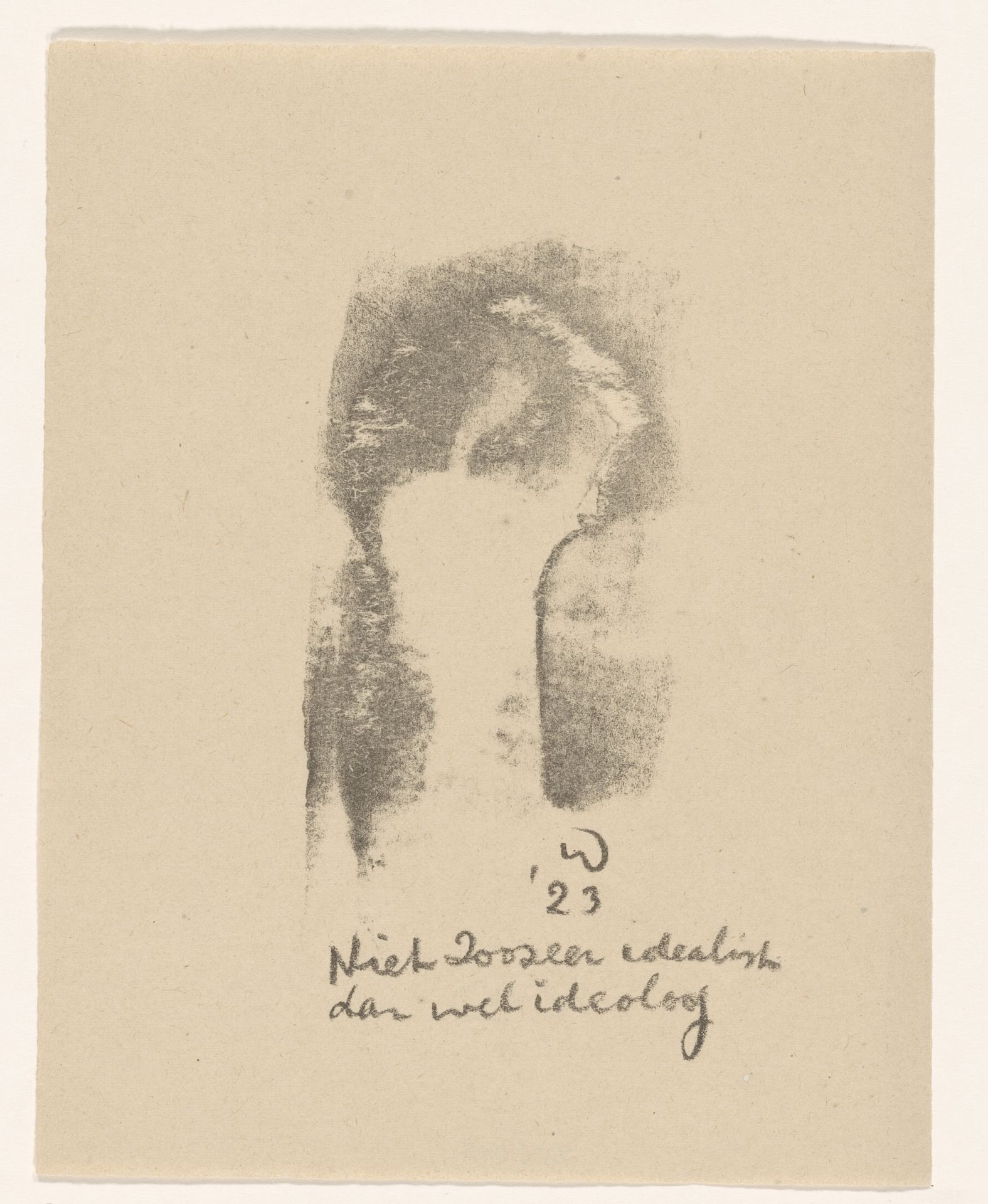 Niet zoozeer idealist dan wel ideoloog by Erich Wichmann