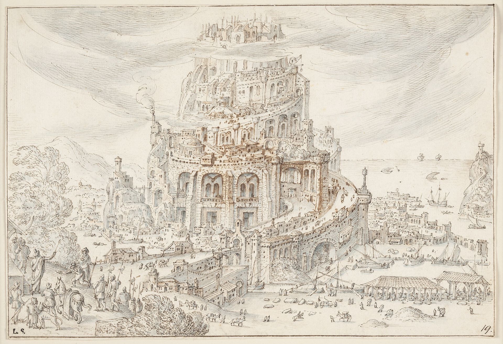 Tower of Babel by Hendrick van Cleve III