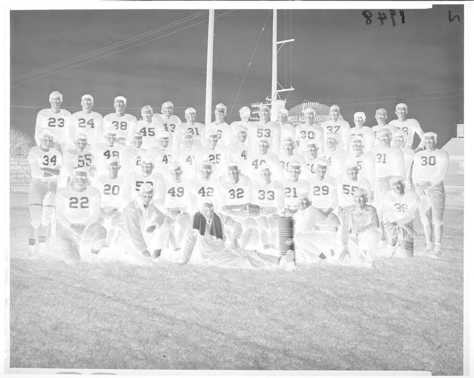 Untitled (West Allis football team) by John Deusing