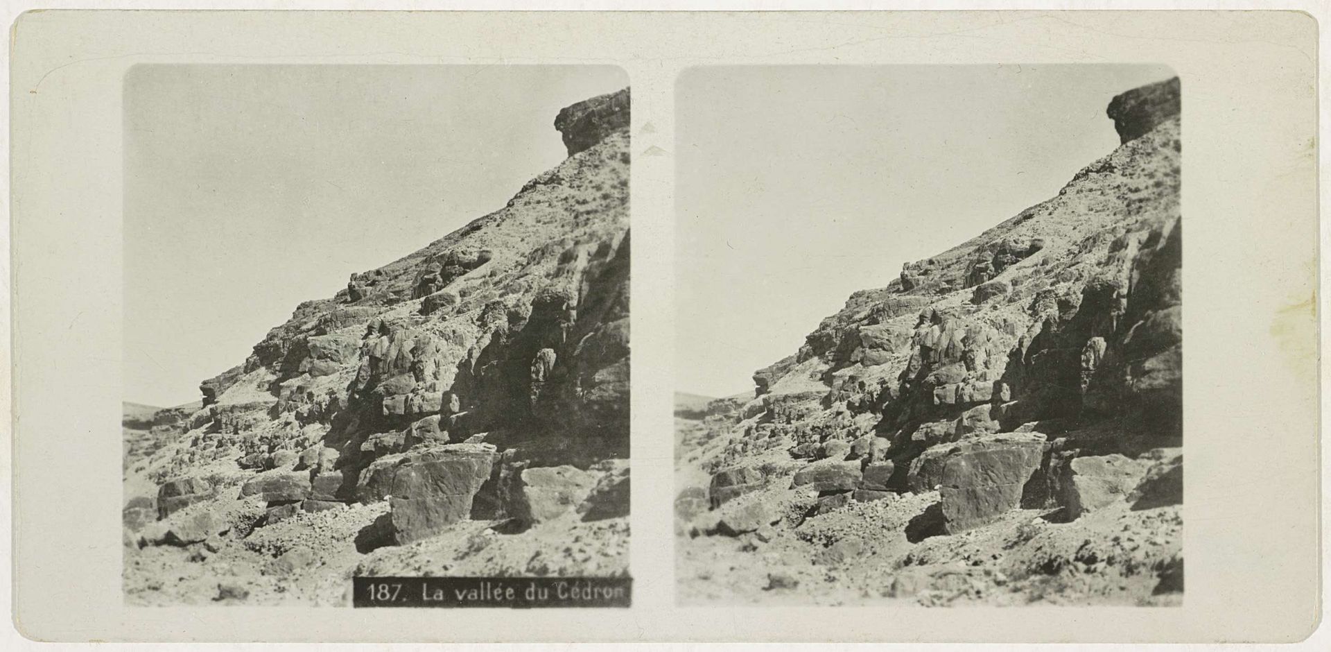Gezicht op het Kidron-dal, Israël by Richard Sochor