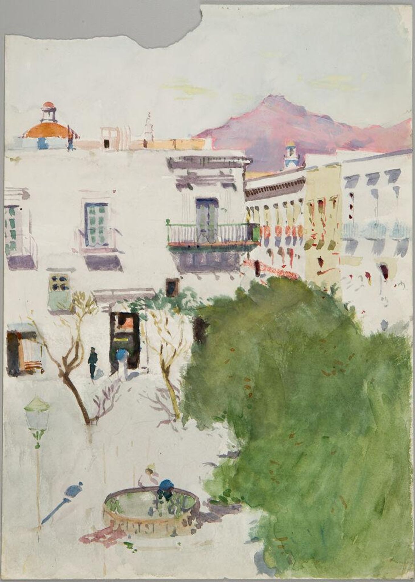 Buildings, Puebla, Mexico by Denman Waldo Ross