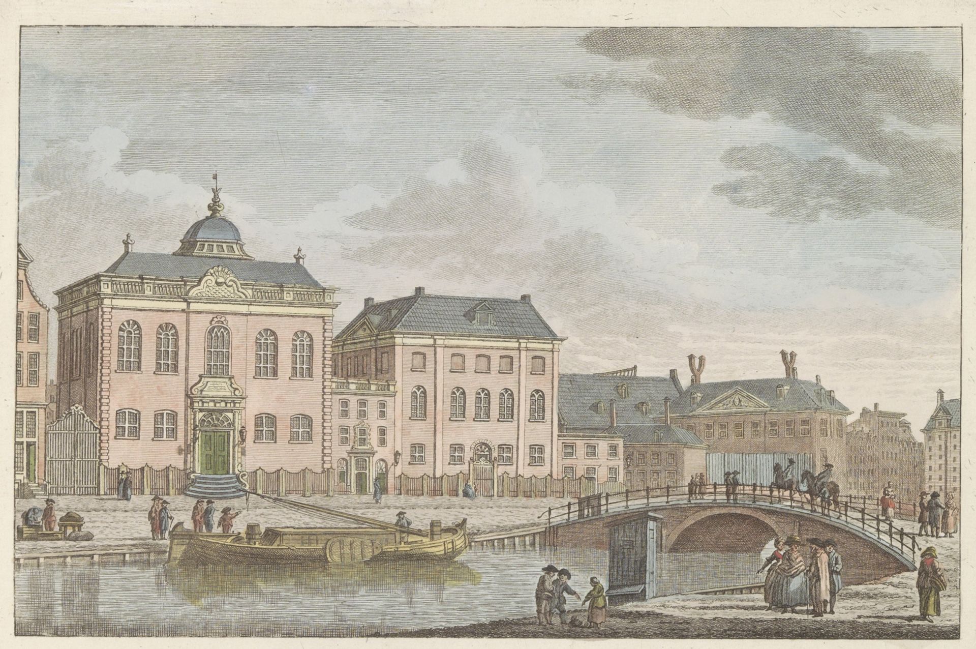Hoogduitse Synagoge te Amsterdam, ca. 1790 by Carel Frederik (I) Bendorp