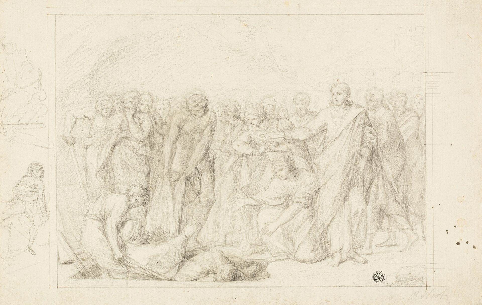 Death of Ananias by Benjamin West