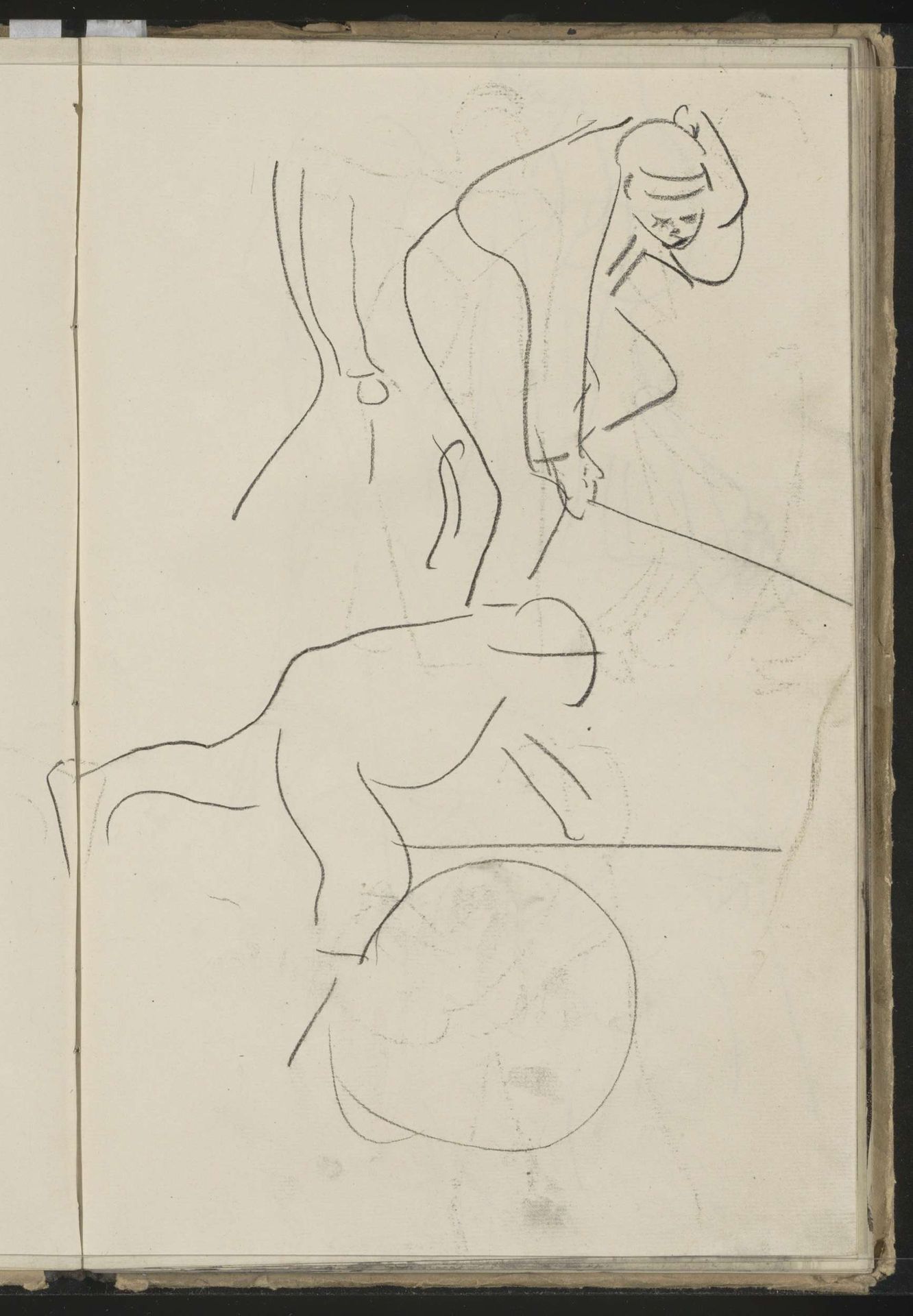 Bukkende figuren by Carel Adolph Lion Cachet
