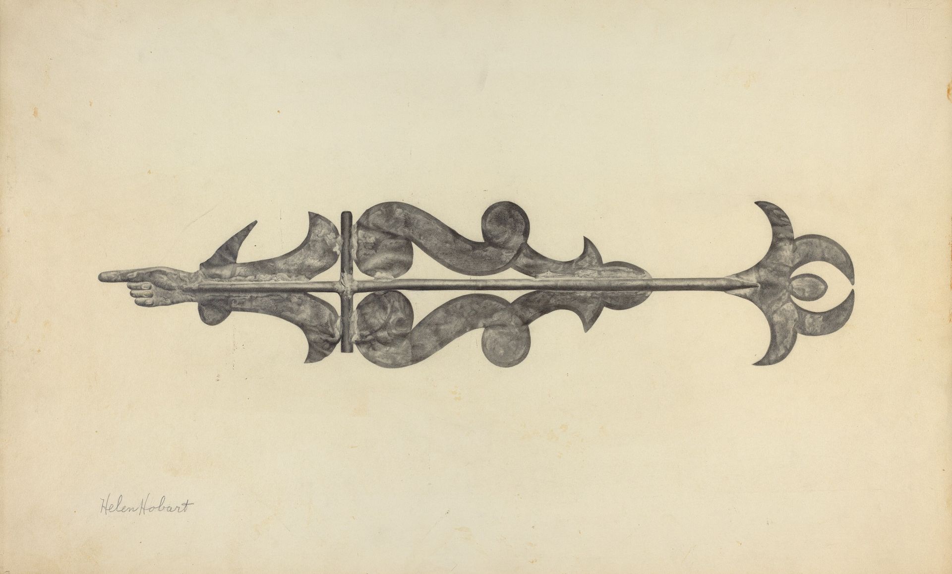 Weather Vane - Scroll with Index by Helen Hobart