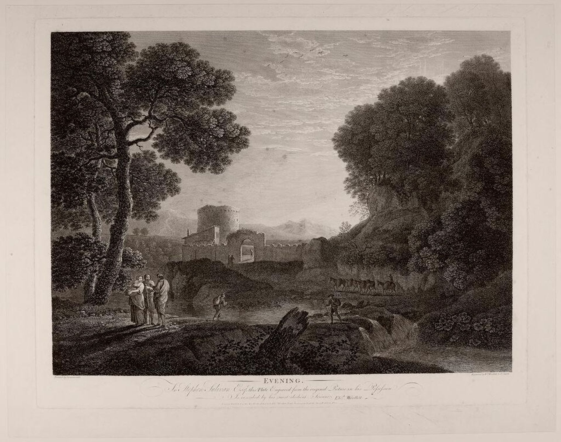 Evening by William Woollett