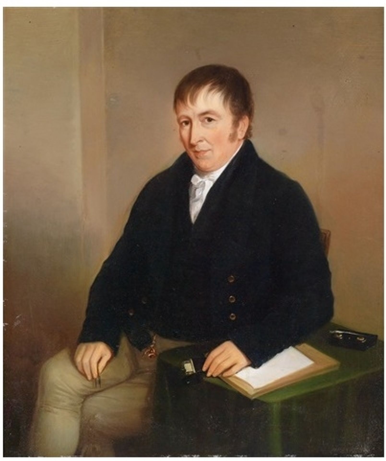 Bildnisse eines Herrn by Joseph Kreutzinger