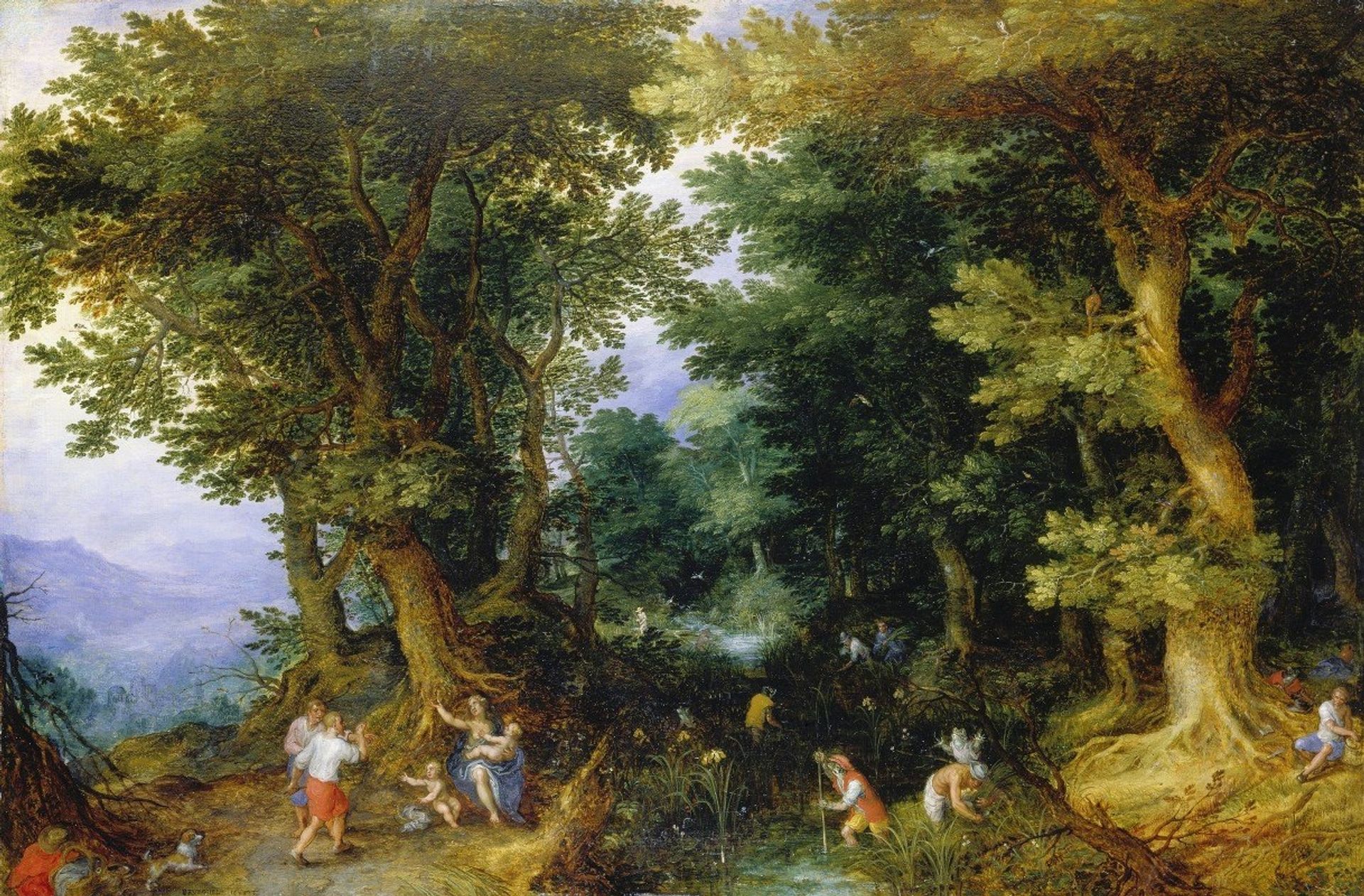 The Mocking of Latona by Jan Brueghel the Younger