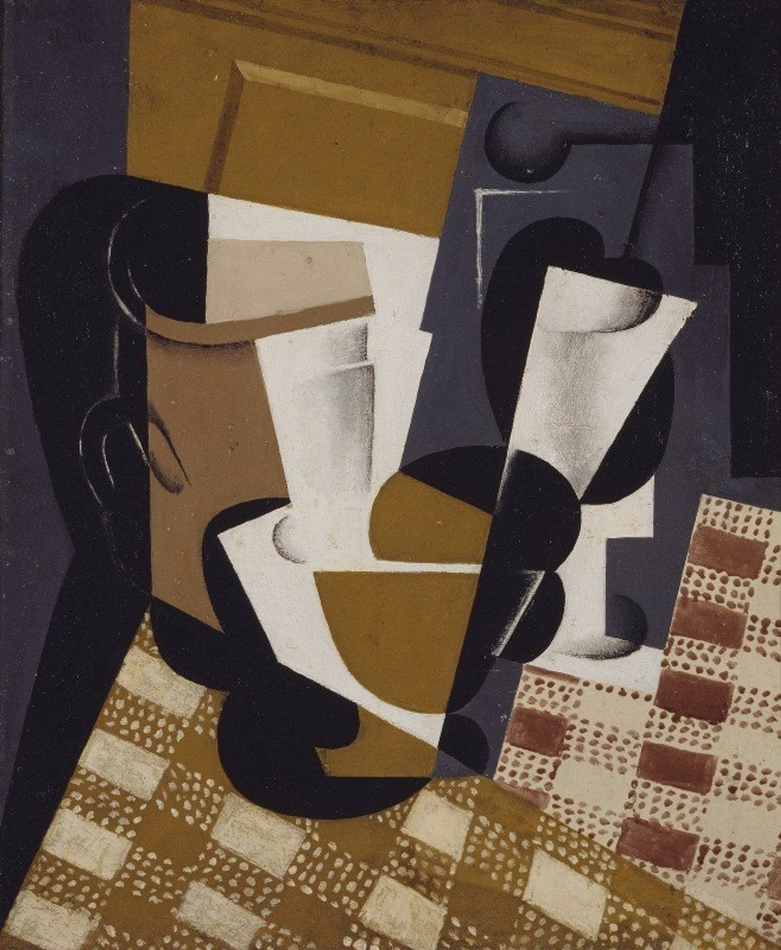 Wine Jug and Glass by Juan Gris