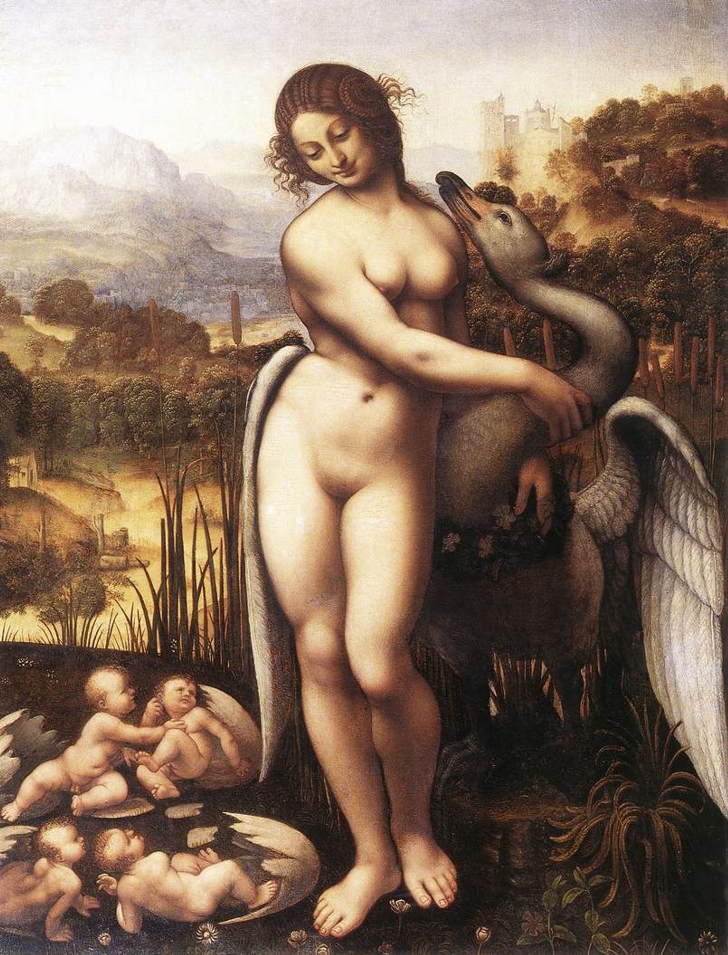 Leda and the Swan by Leonardo da Vinci