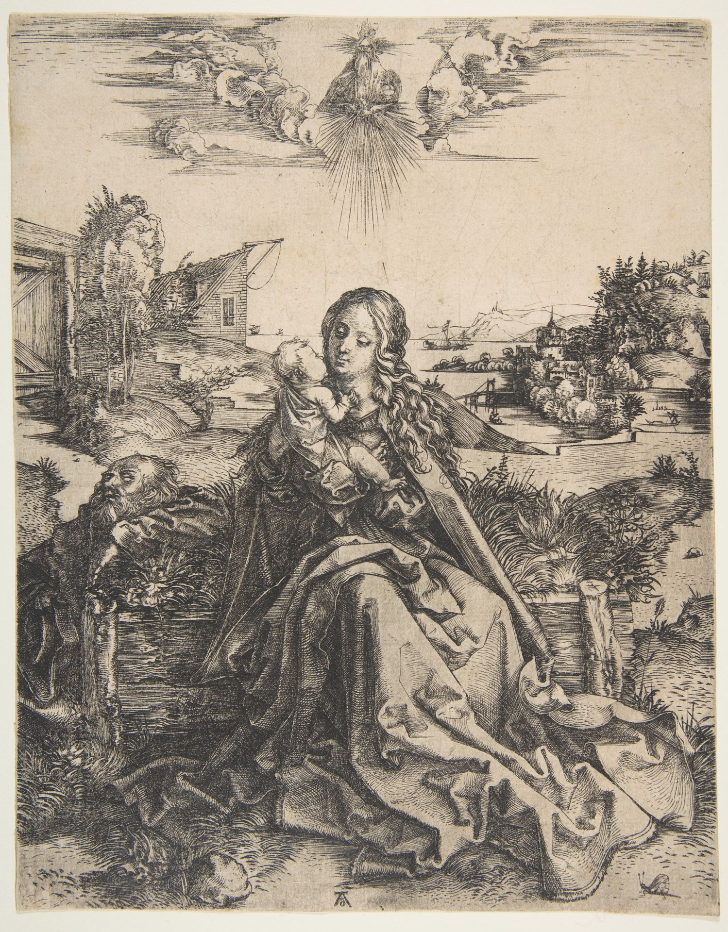 Holy Family with a Dragonfly by Albrecht Durer
