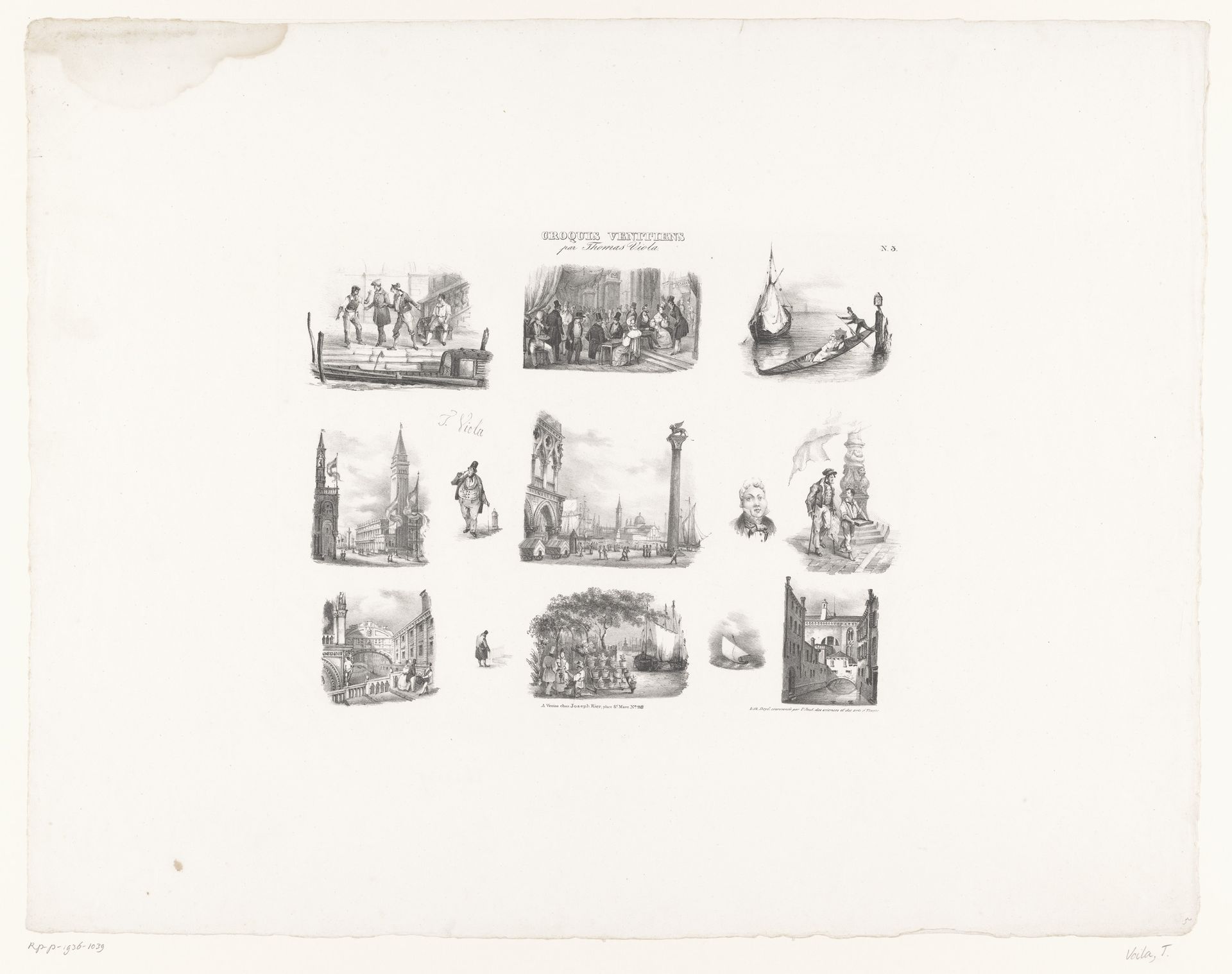 Stadsgezichten van Venetië by Thomas Viola