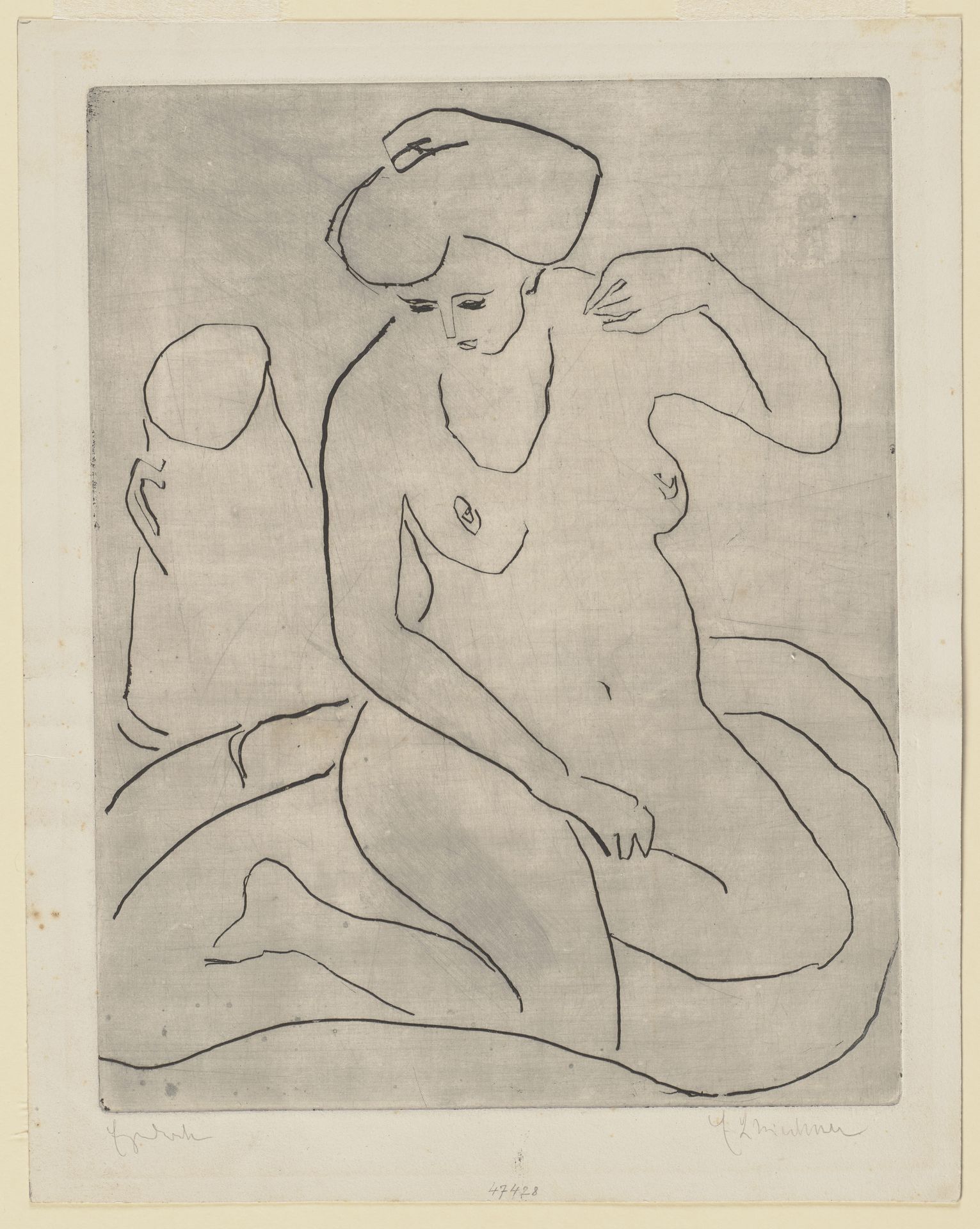 Akt (Original Title) by Ernst Ludwig Kirchner