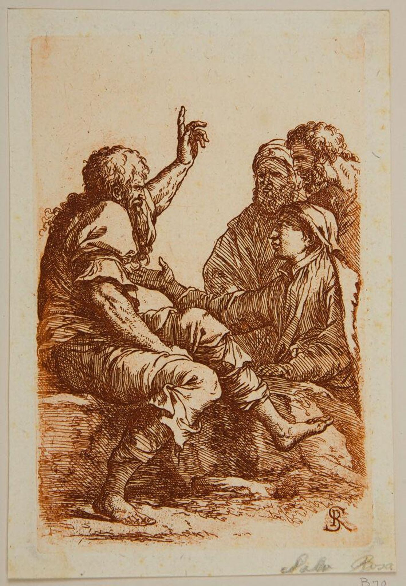 Copy after the Figurine by Salvator Rosa