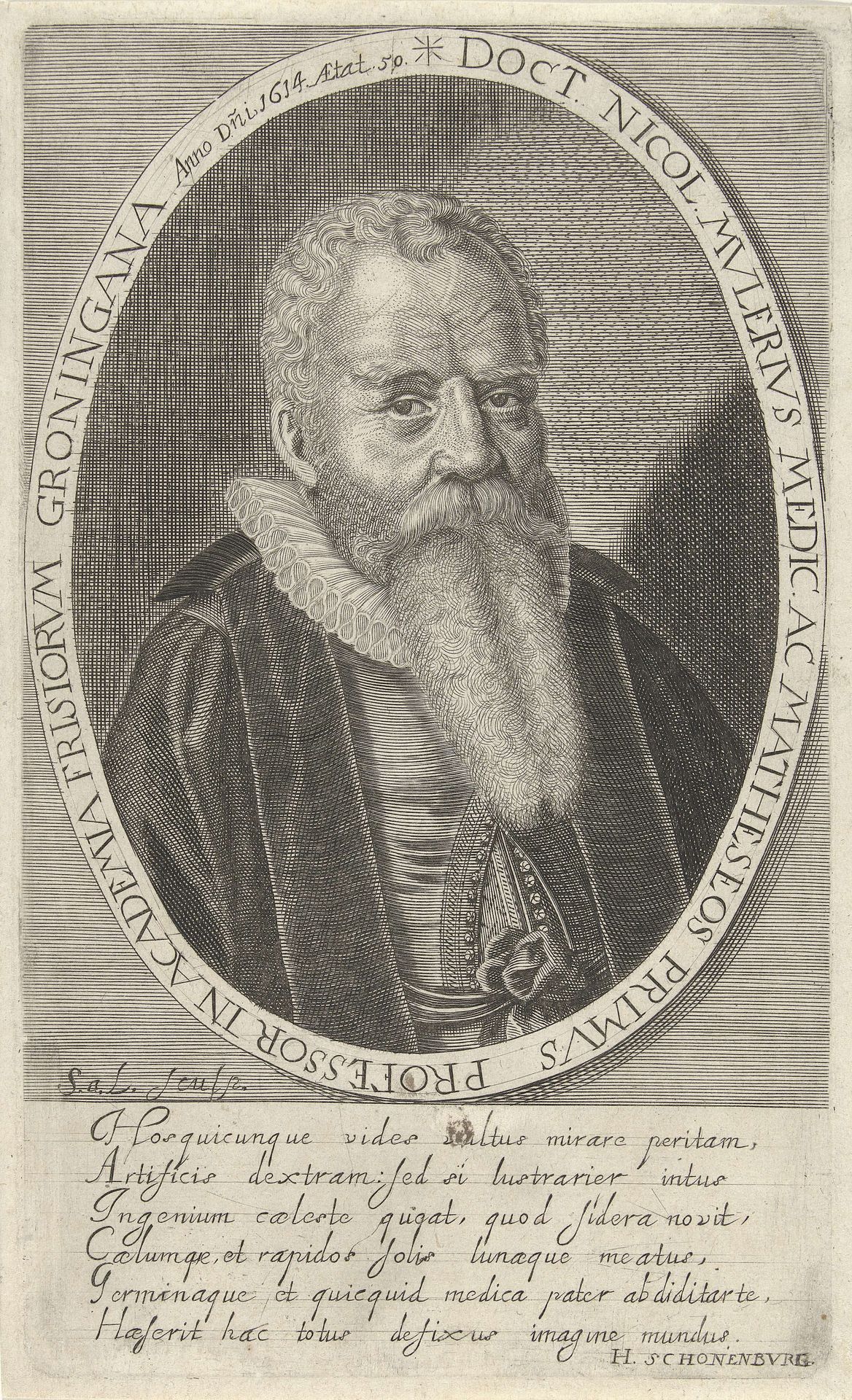 Portret van Nicolaas Mulerius by Steven van Lamsweerde