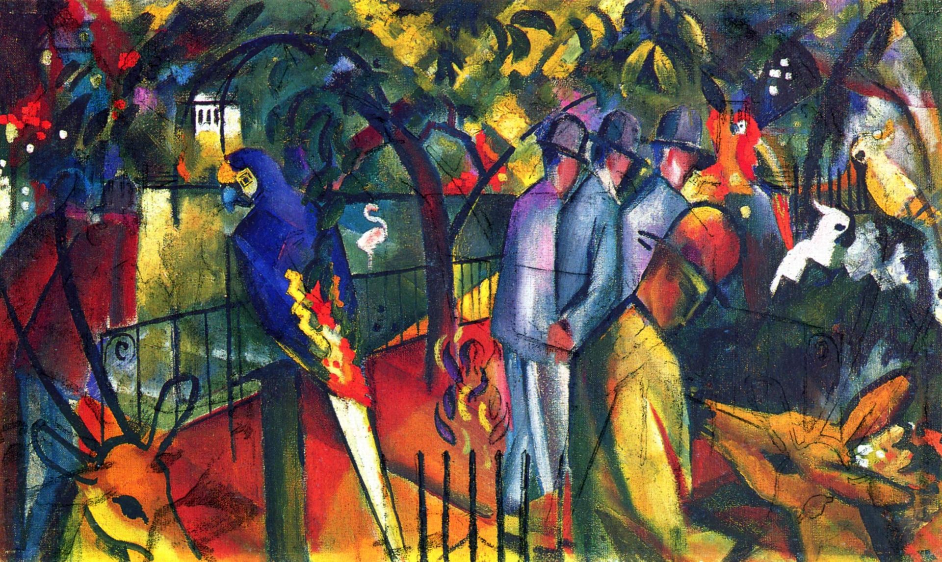 Zoological Garden I by August Macke