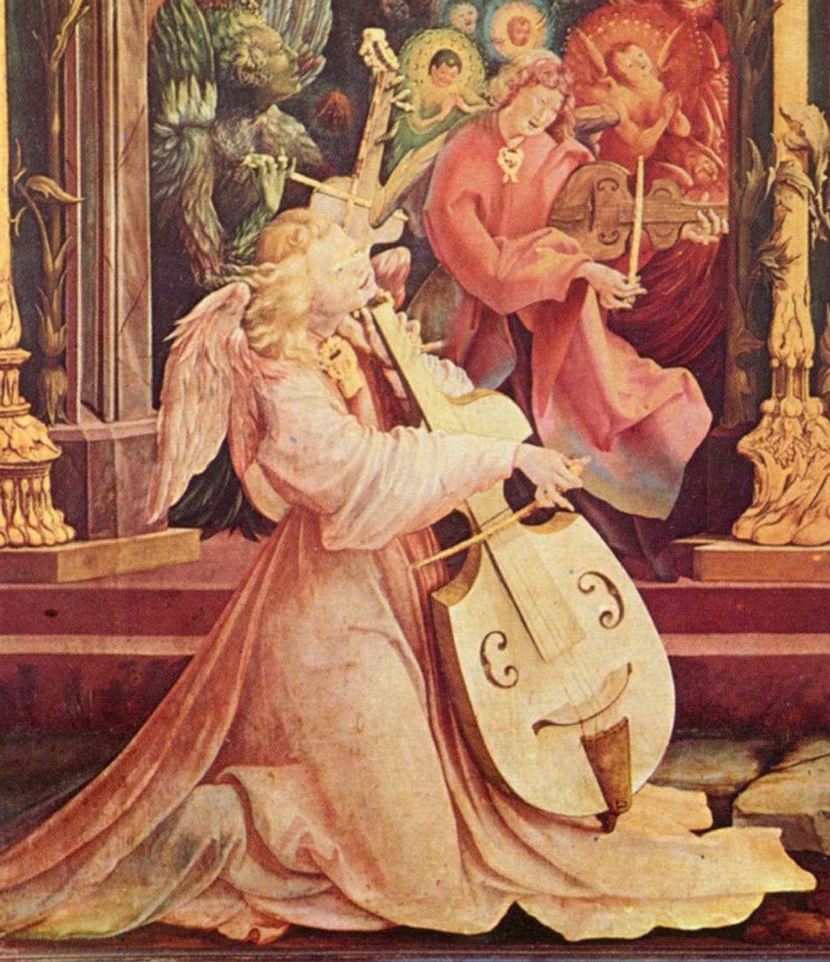 The Concert of Angels (detail from the Isenheim Altarpiece) by Matthias Grünewald