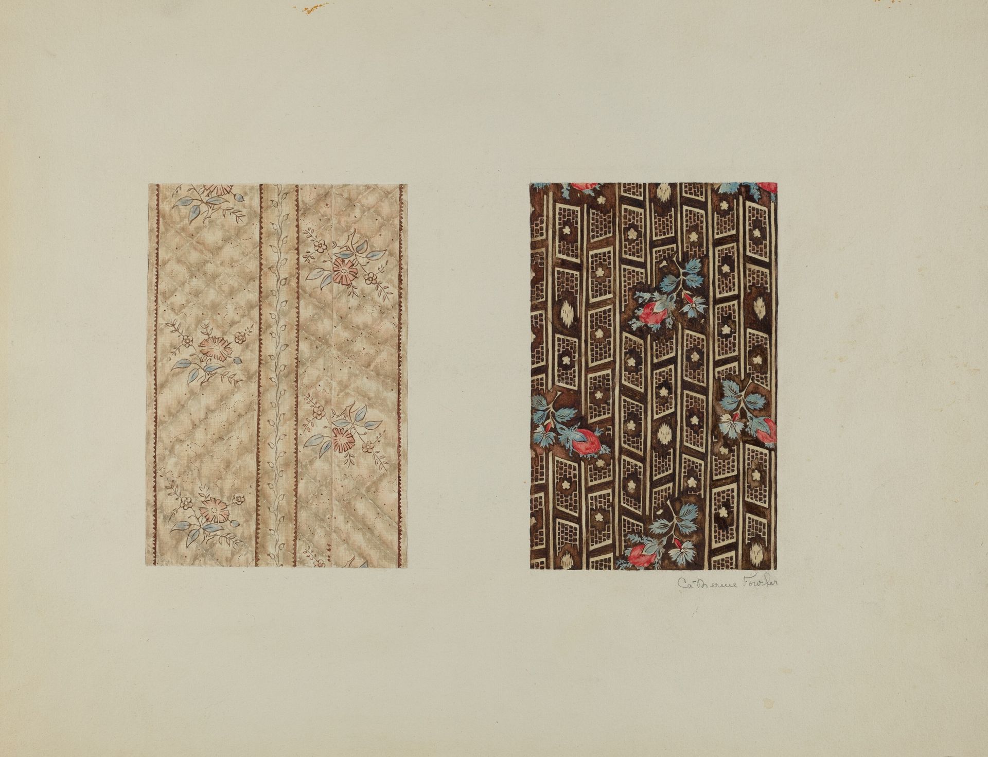 Chintzes from Quilt by Catherine Fowler