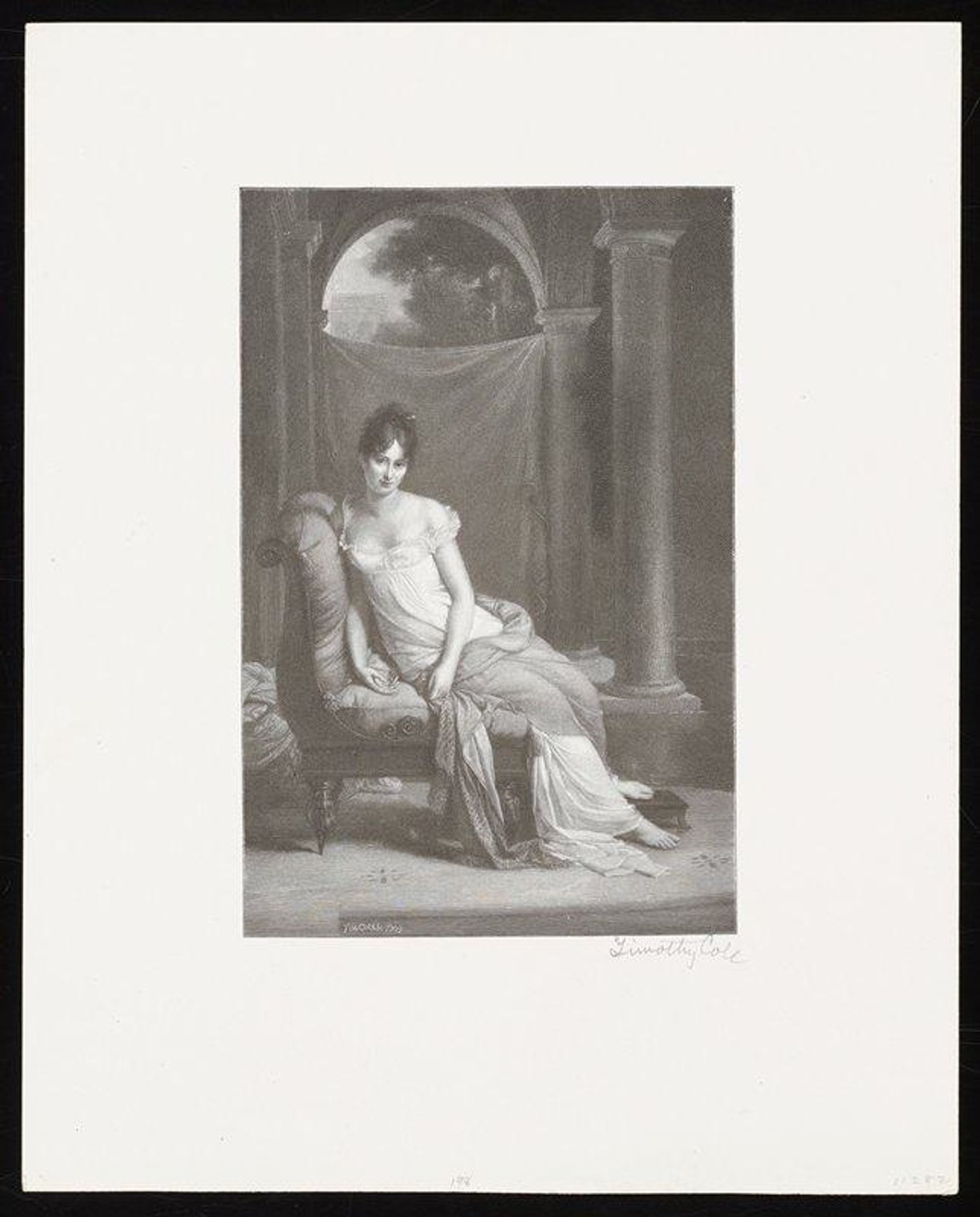 Madame Recamier by Timothy Cole