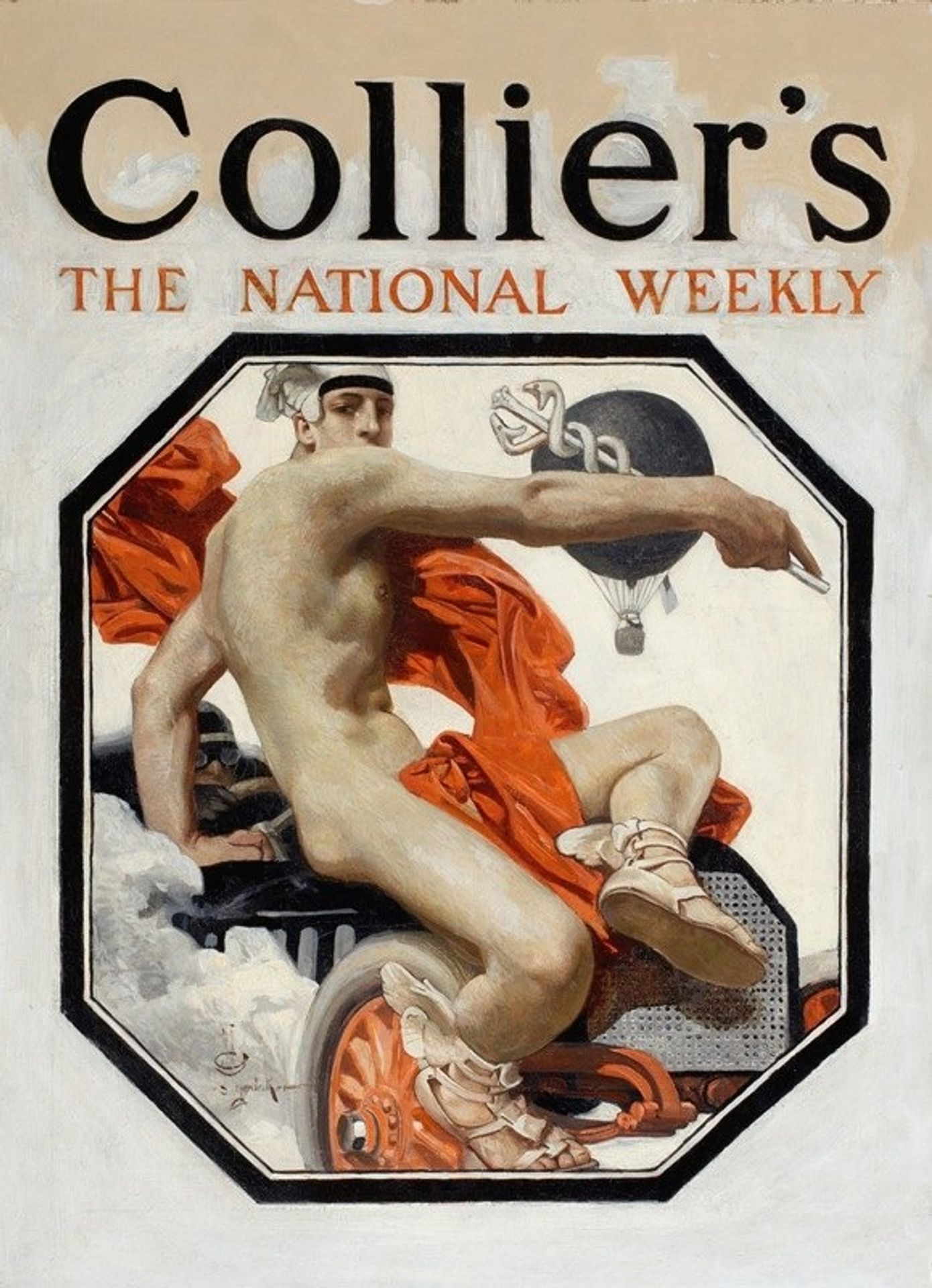 The Speed God Mercury by J.C. Leyendecker