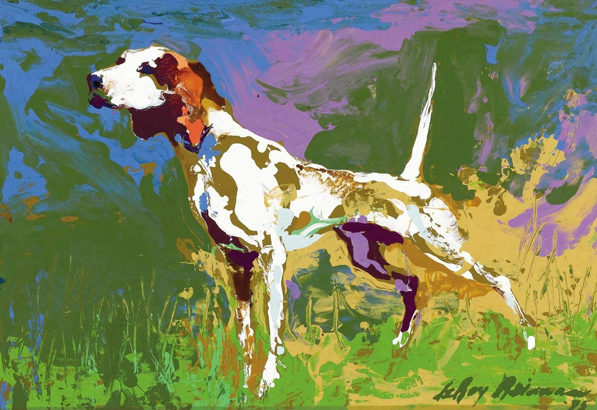 Bird Dog by LeRoy Neiman